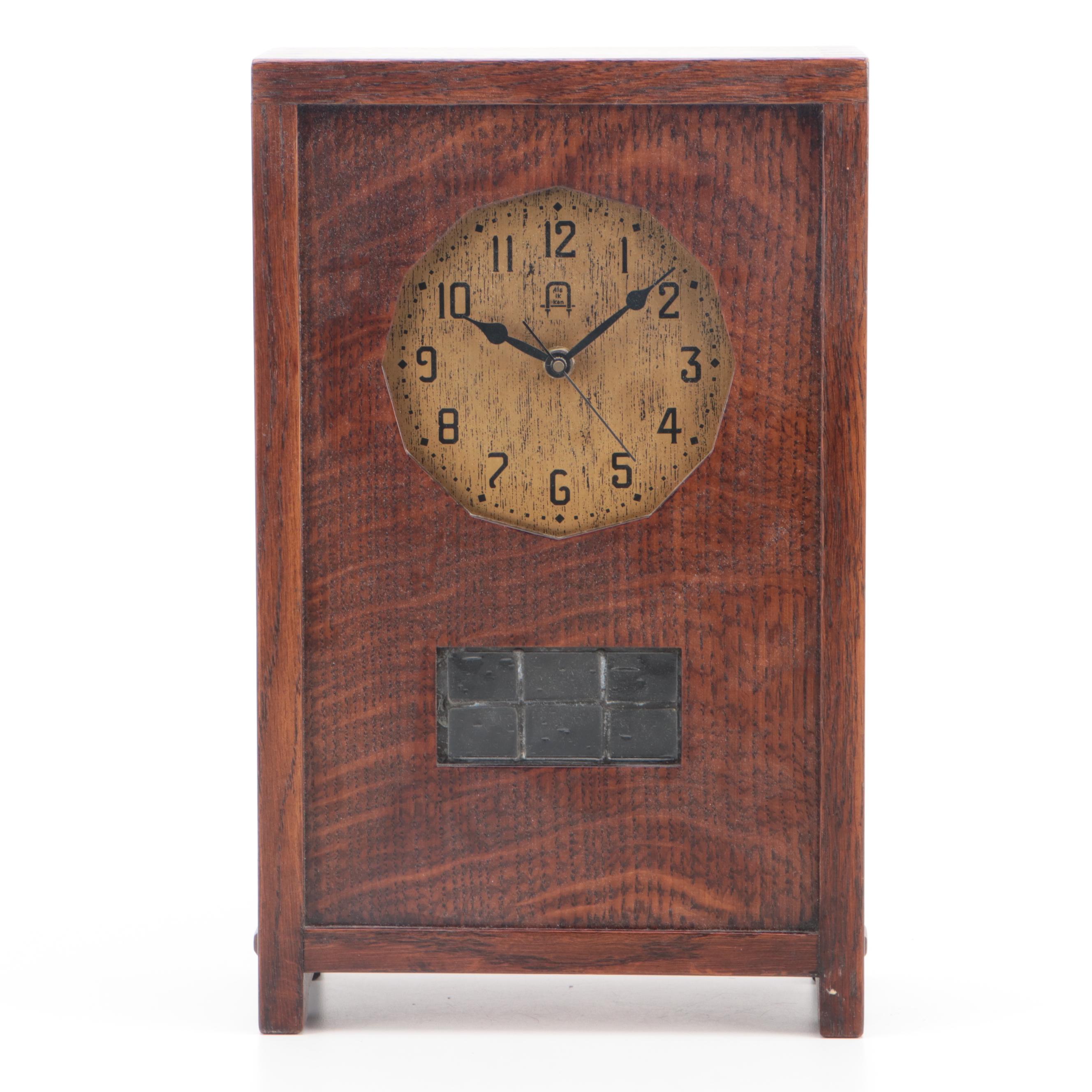 Stickley Arts and Crafts Style Mantel Clock