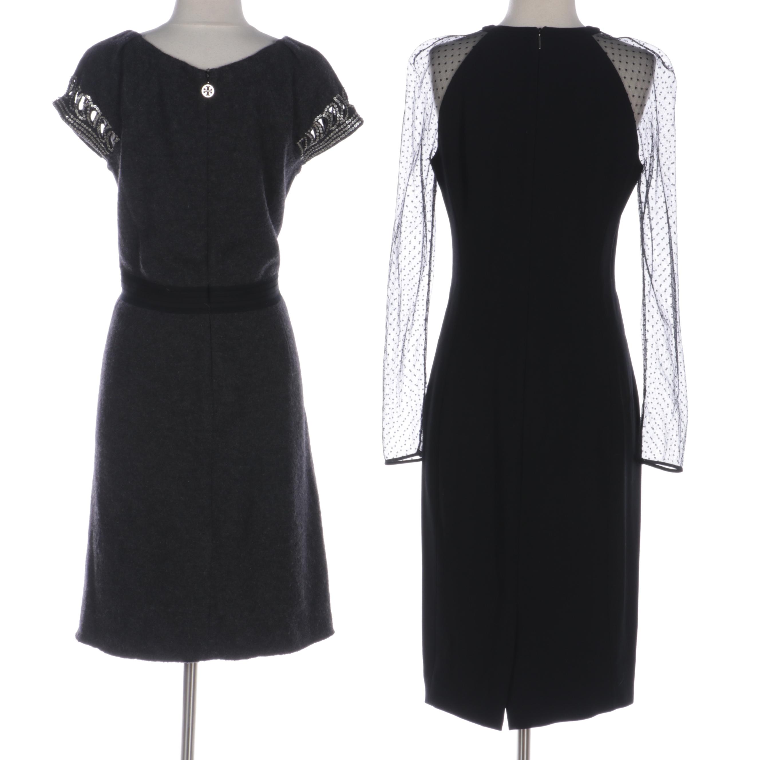 Tory Burch Wool Tailored Dress with Jason Wu Black Dress