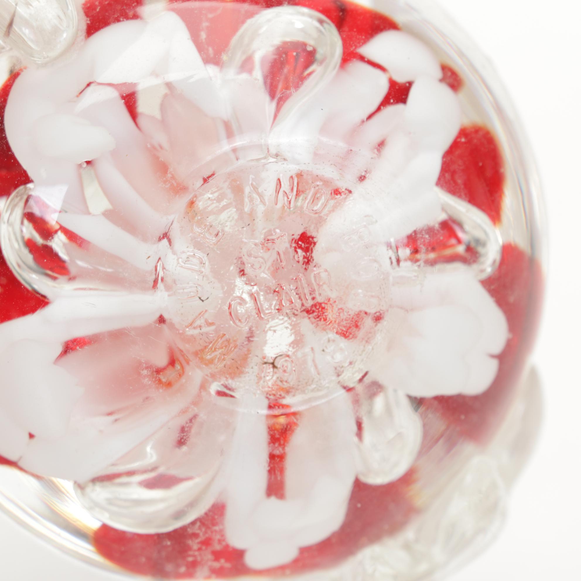 Metronome De Maelzel No 309, with St Clair Paperweights and Other Décor