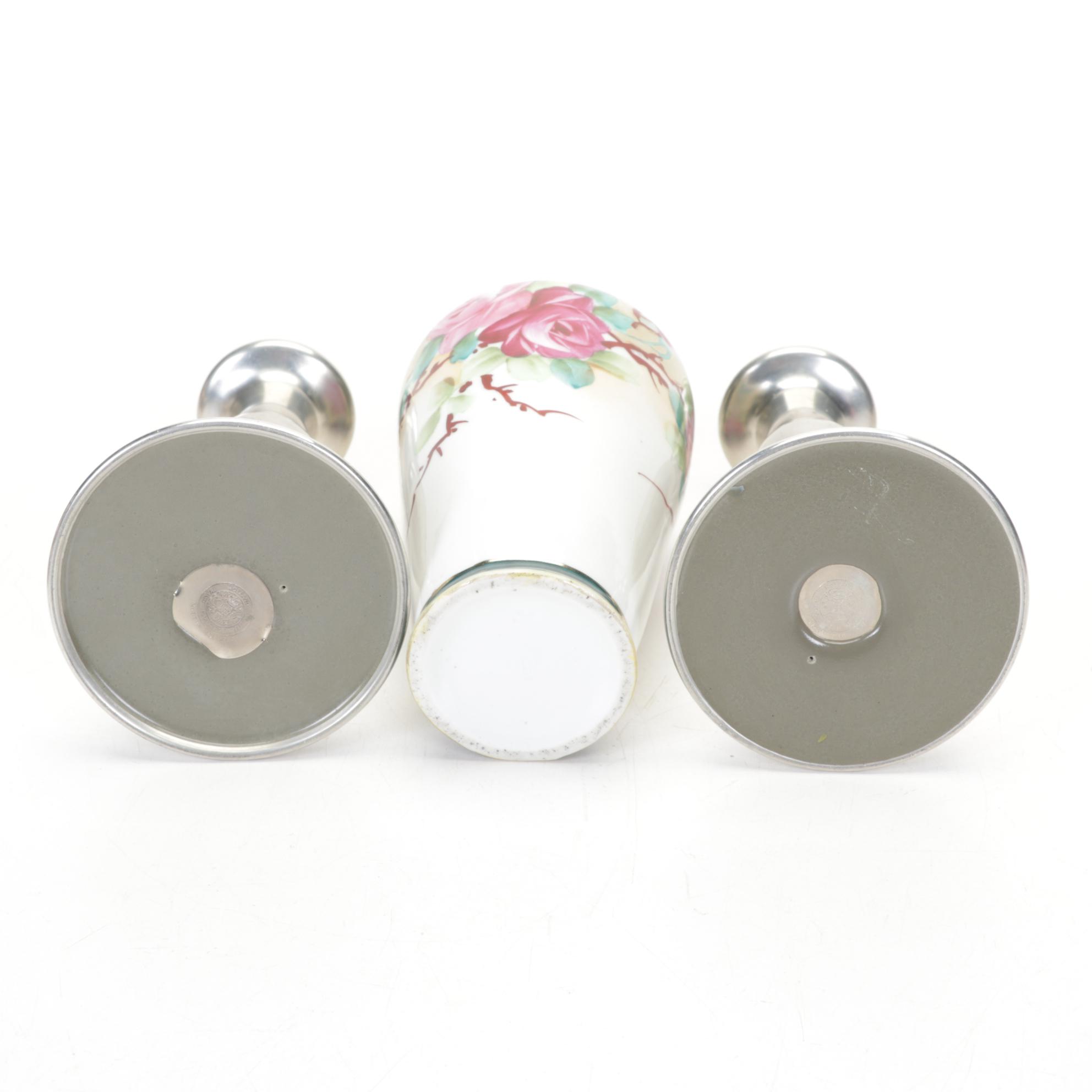 Metronome De Maelzel No 309, with St Clair Paperweights and Other Décor