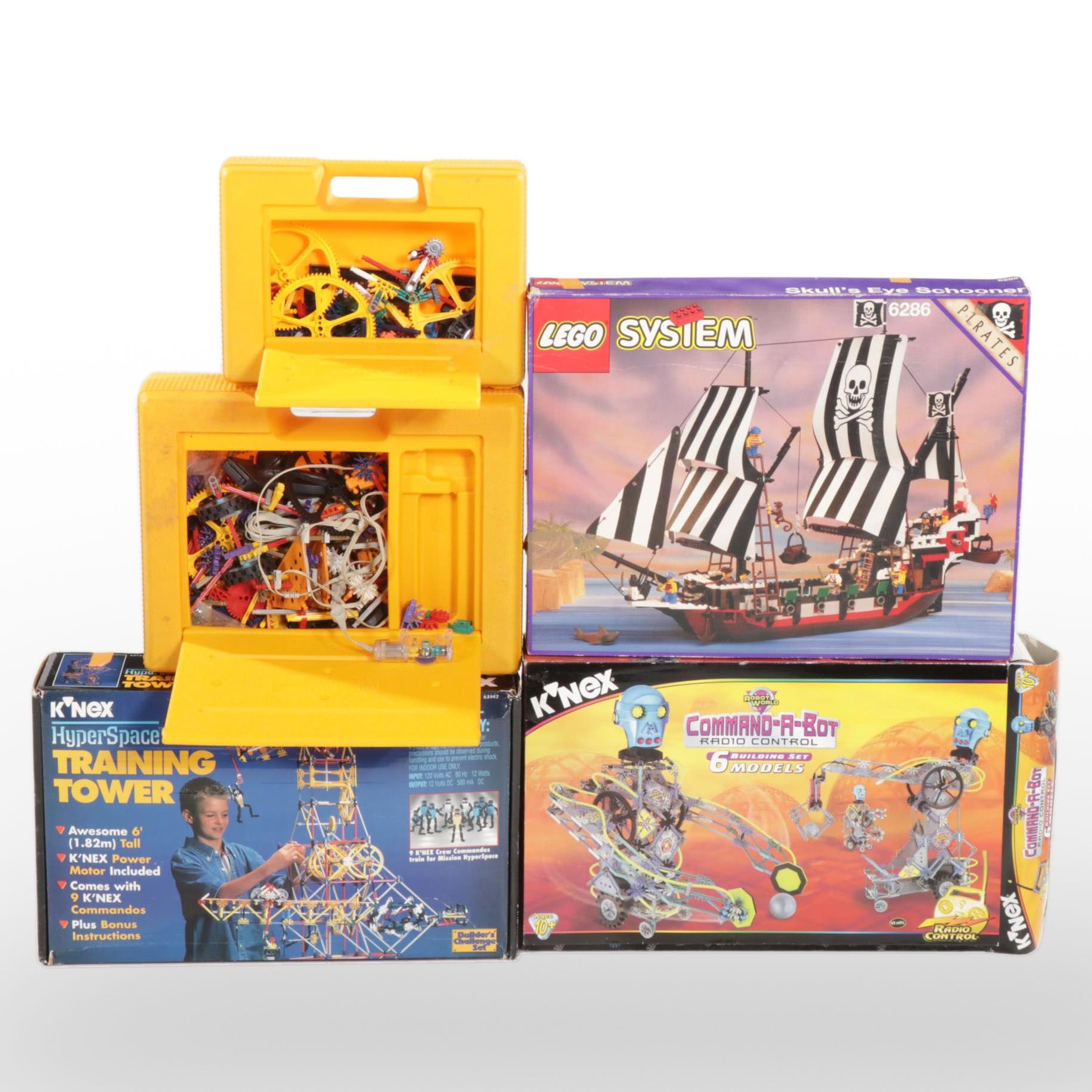 LEGO System Pirates and K'NEX Construction Toy Sets