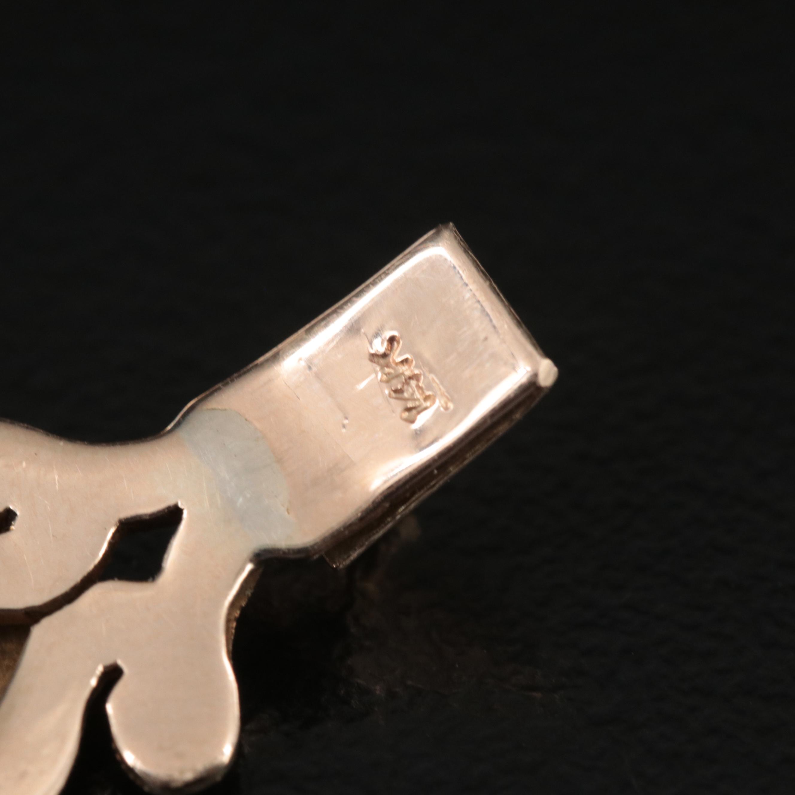 Vintage 14K Opal Doublet Bracelet with Leaf Details