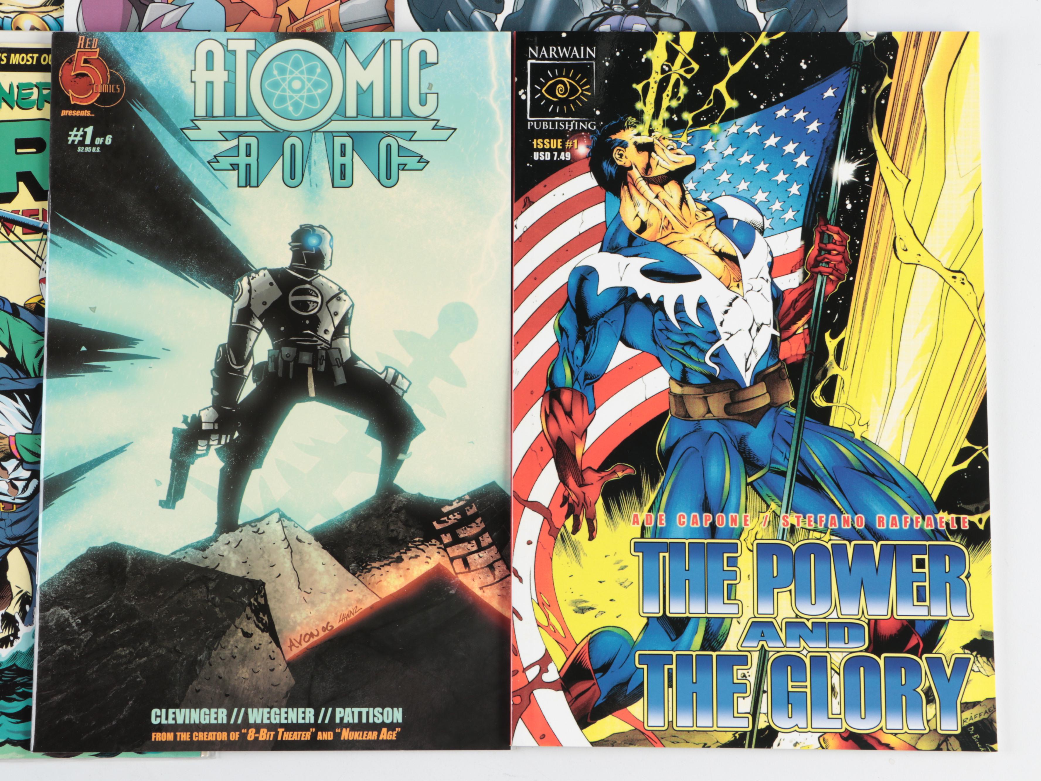 Modern Age "Atomic Bomb", "Power and Glory", "The Spirit", and More Comic Books