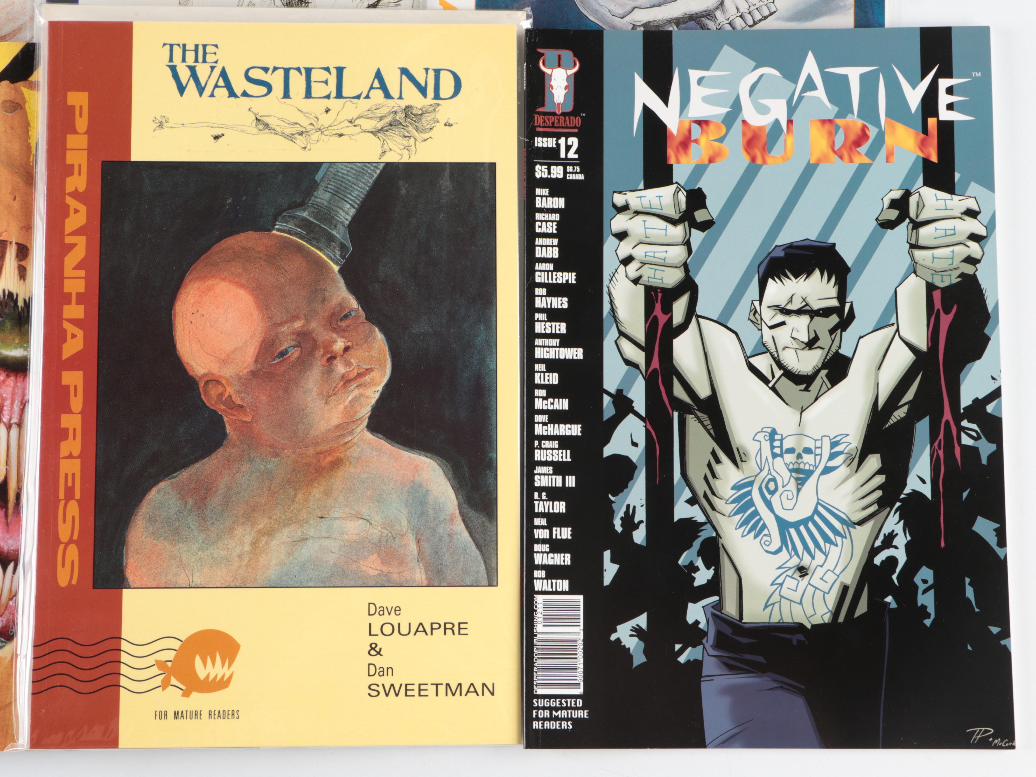 Modern Age "Negative Burn", "The Wasteland", "Taboo", and More Comic Books