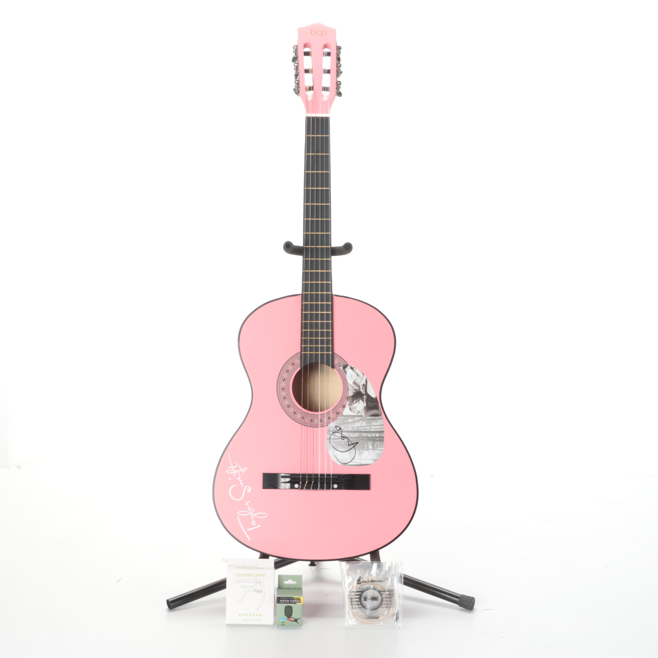 Taylor Swift Decal-Signed BCP Guitar