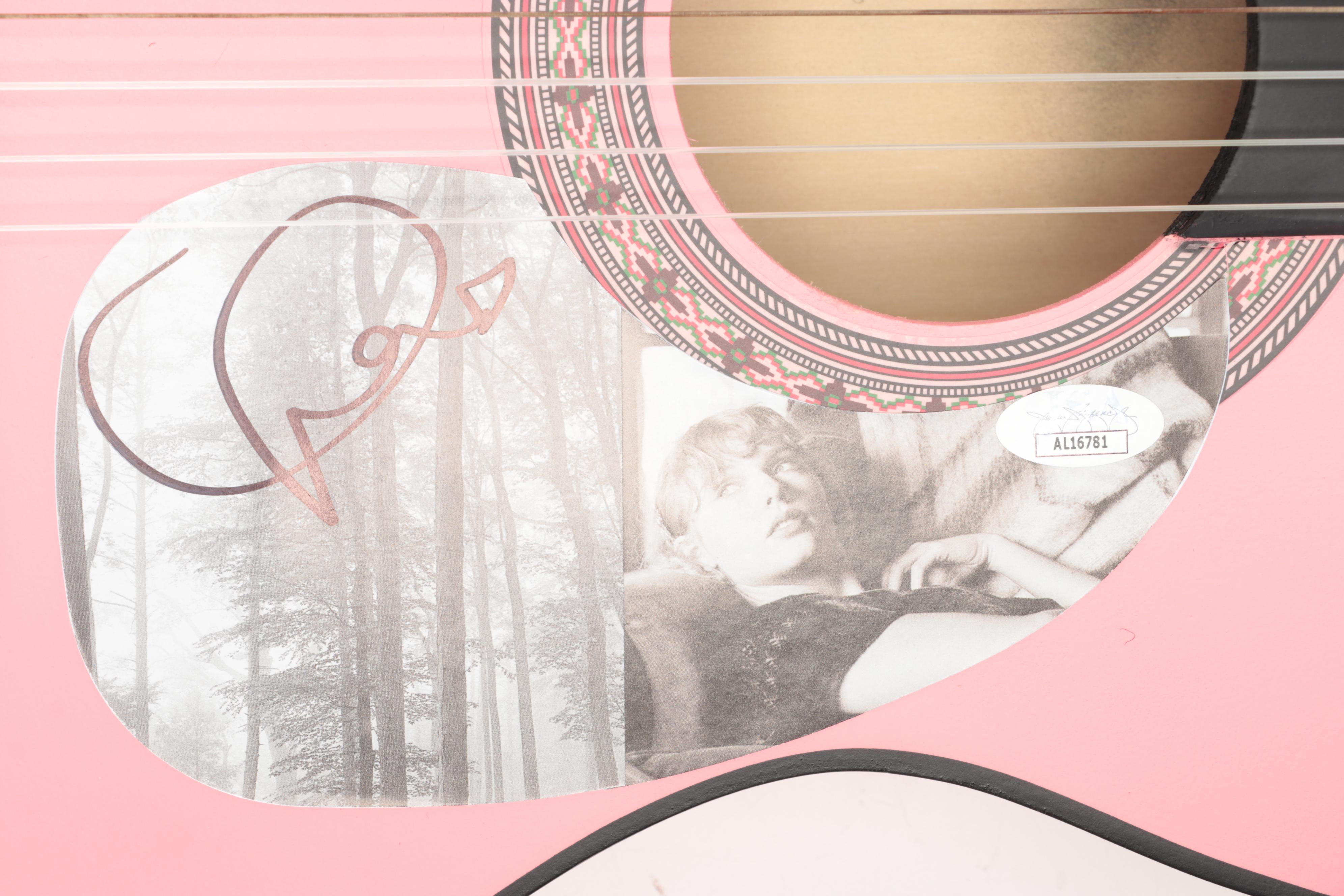 Taylor Swift Decal-Signed BCP Guitar