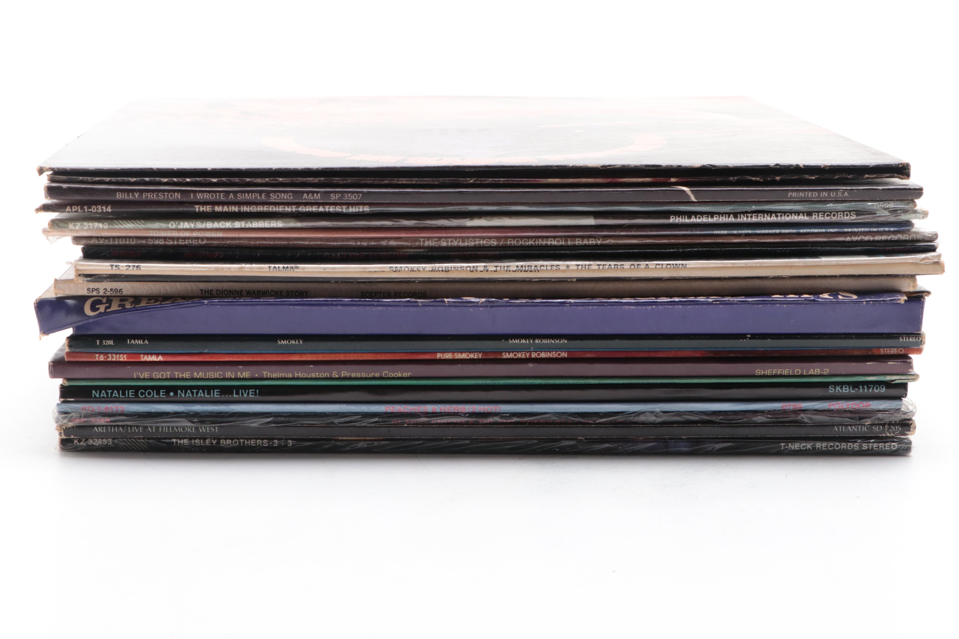 Gladys Knight & The Pips, Diana Ross, Stevie Wonder, and More Record Albums