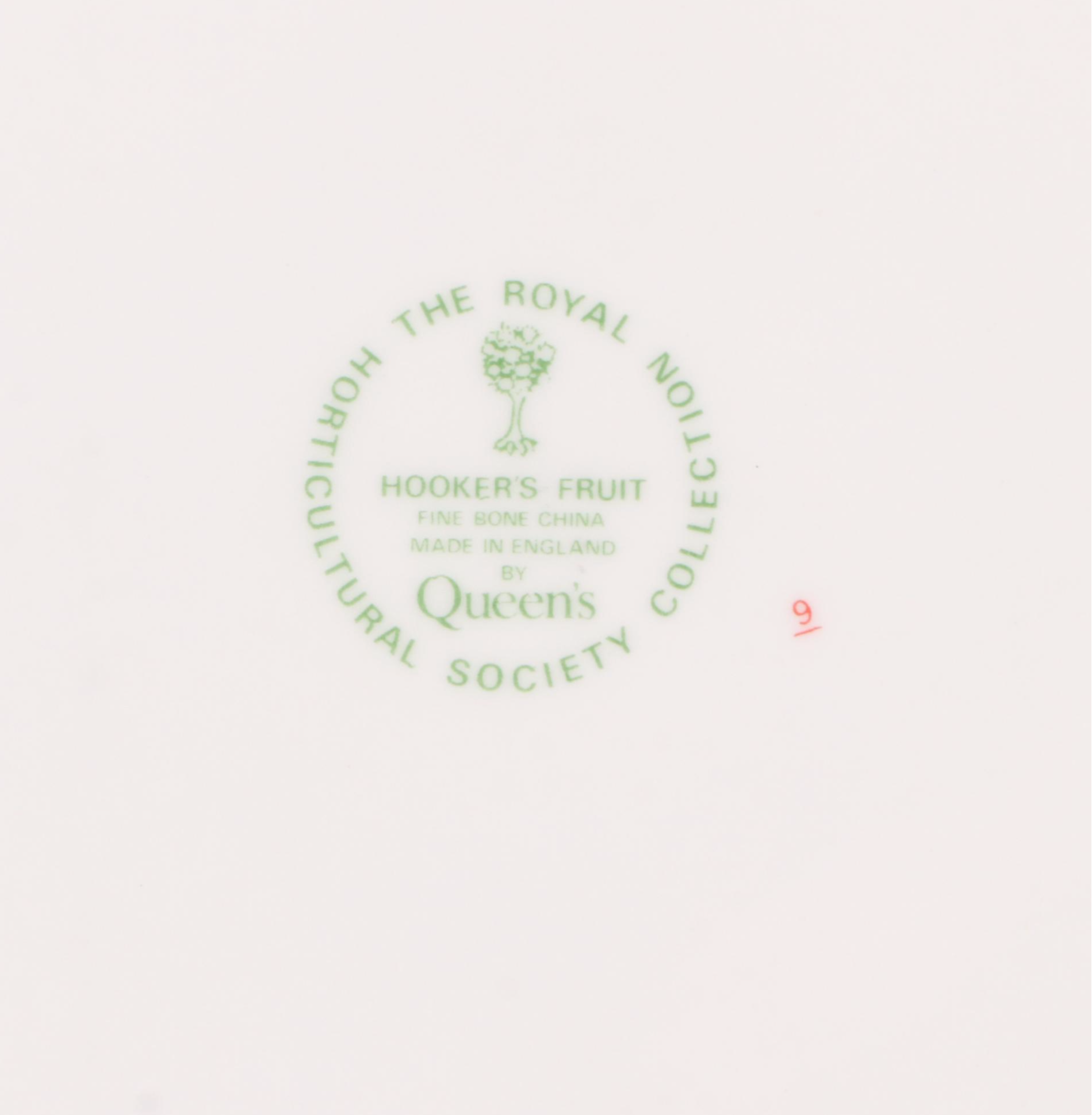 Queen's China "Hooker's Fruit" Bone China Dinnerware