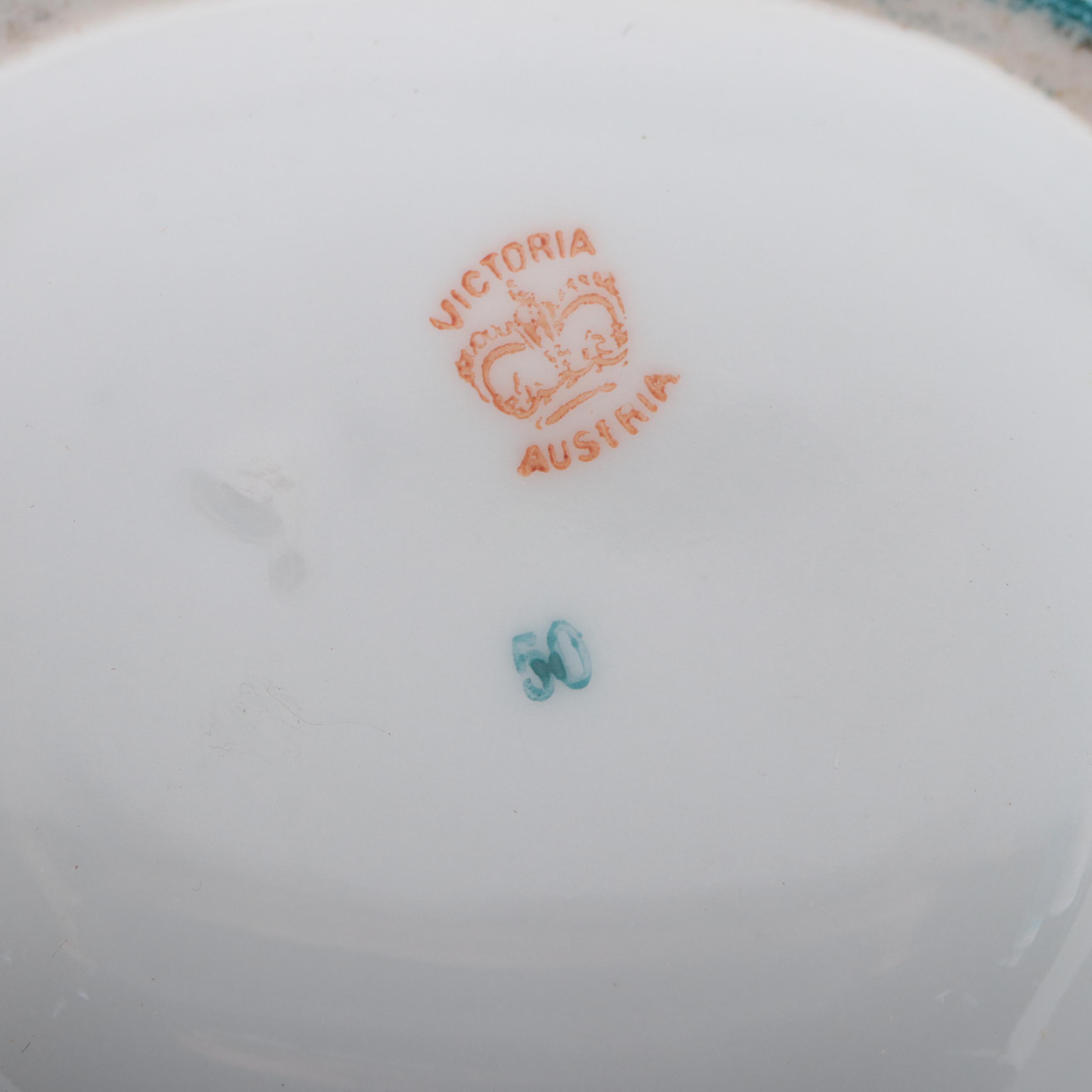 Antique Victoria Austria Porcelain Vase