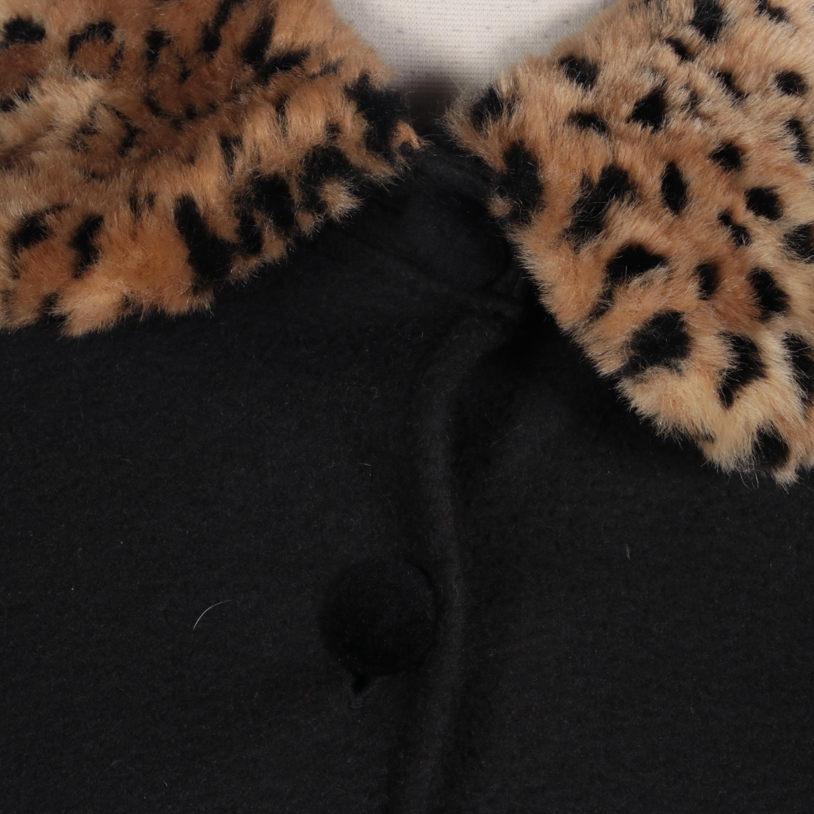 Blair Boutique Red Wool Blend Cape with Betmar Black Cape