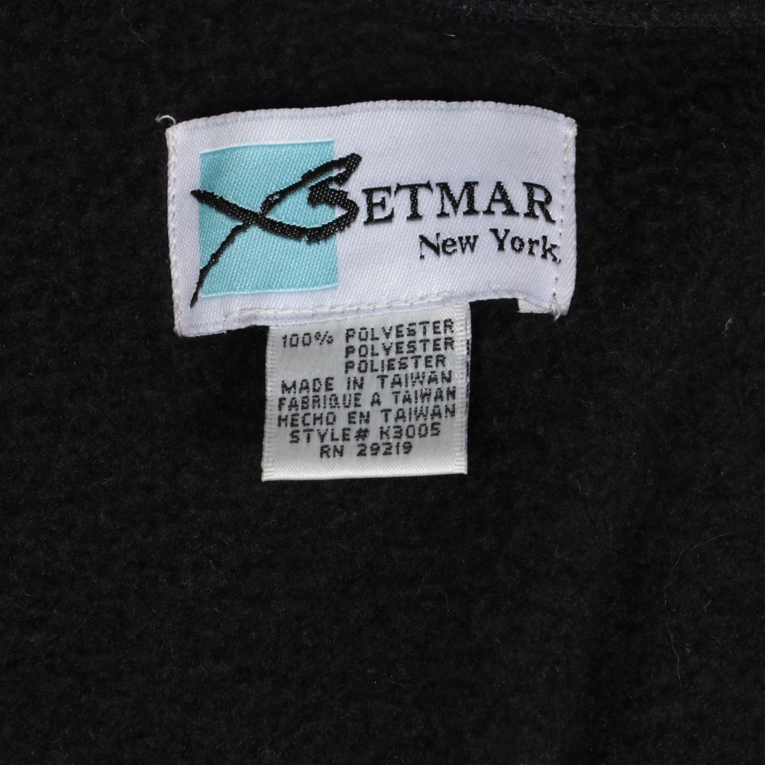 Blair Boutique Red Wool Blend Cape with Betmar Black Cape