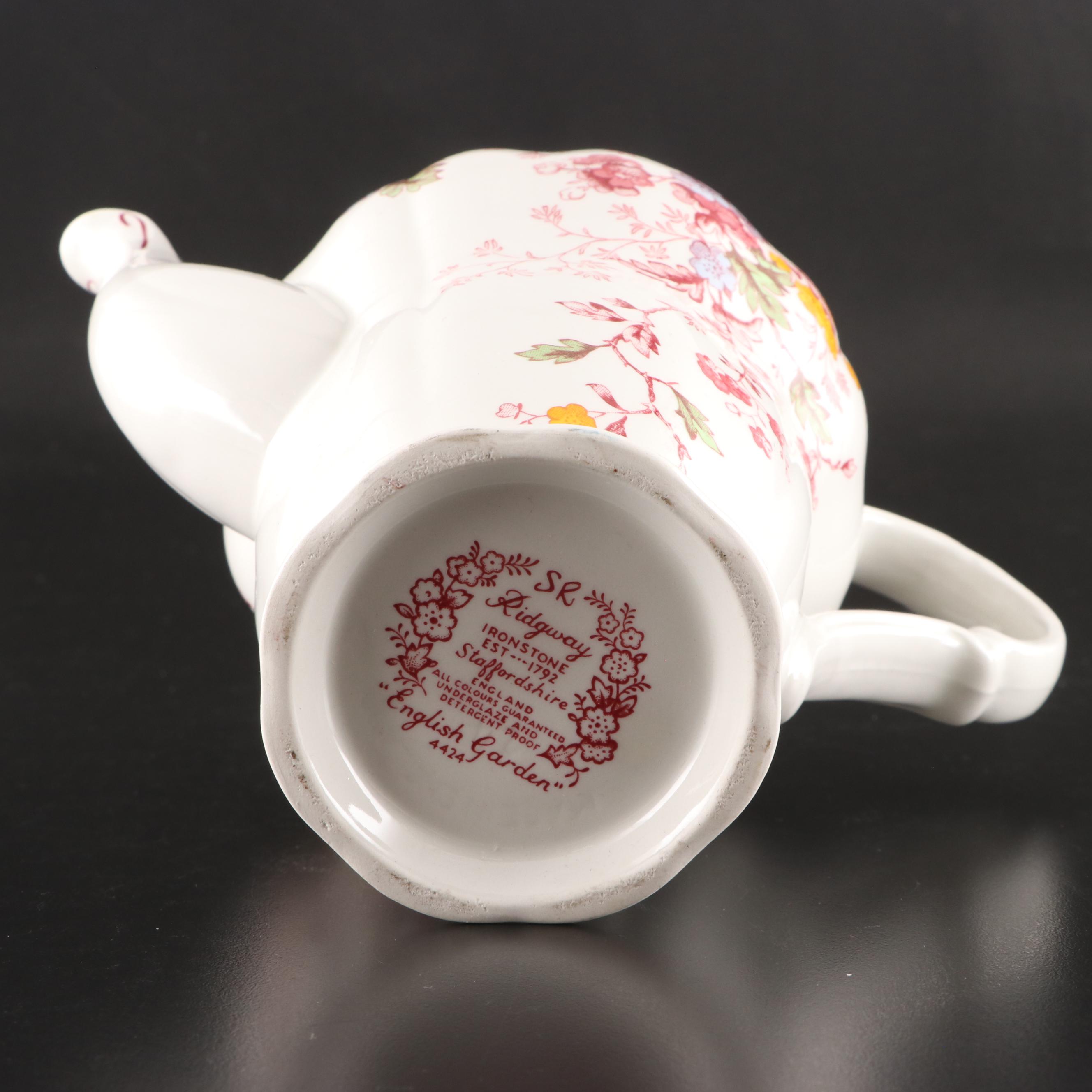 Spode "Rose Briar" Porcelain Dinnerware and Other Teapot