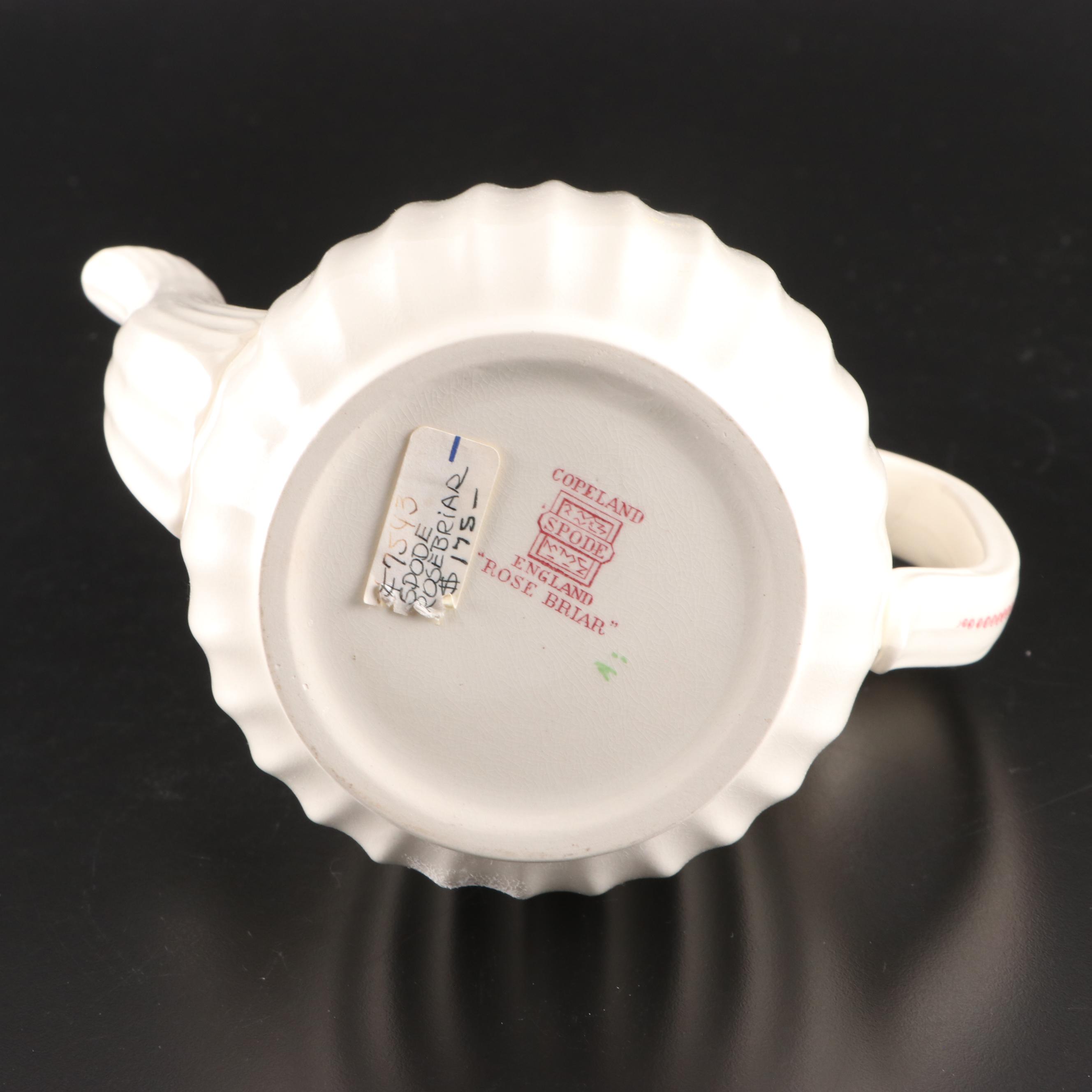 Spode "Rose Briar" Porcelain Dinnerware and Other Teapot