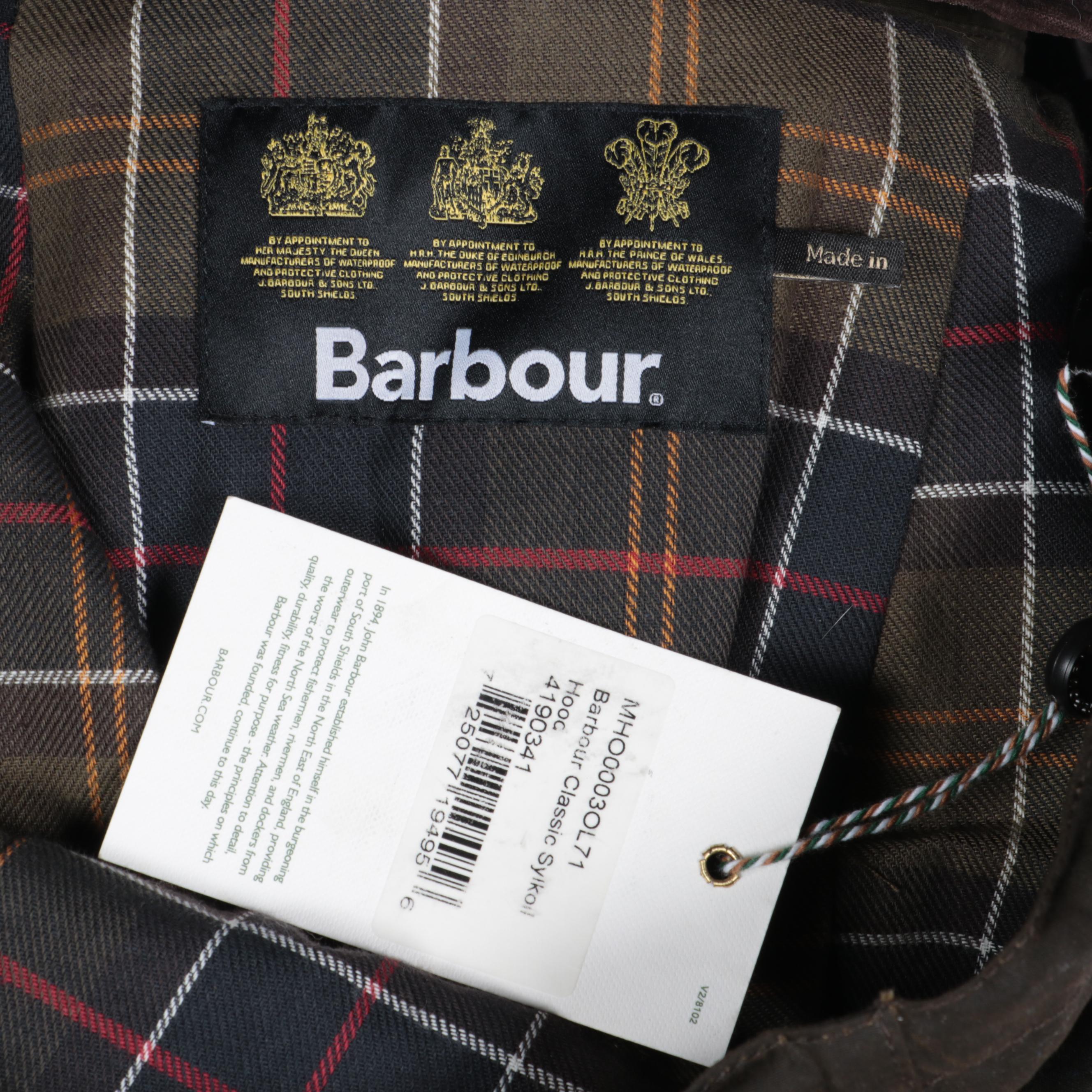 Barbour Rain Jacket with Double-Breasted Trench Coat