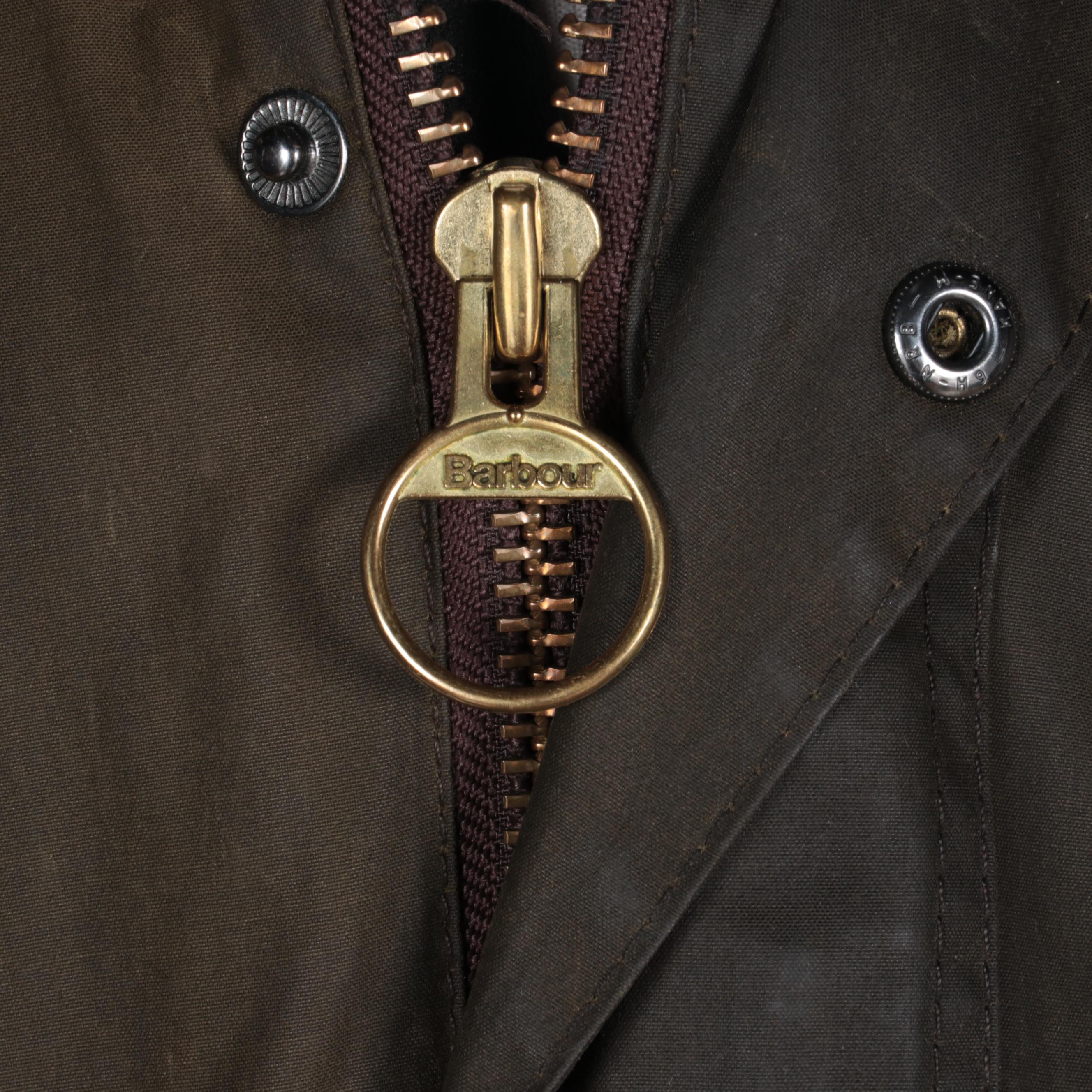 Barbour Rain Jacket with Double-Breasted Trench Coat