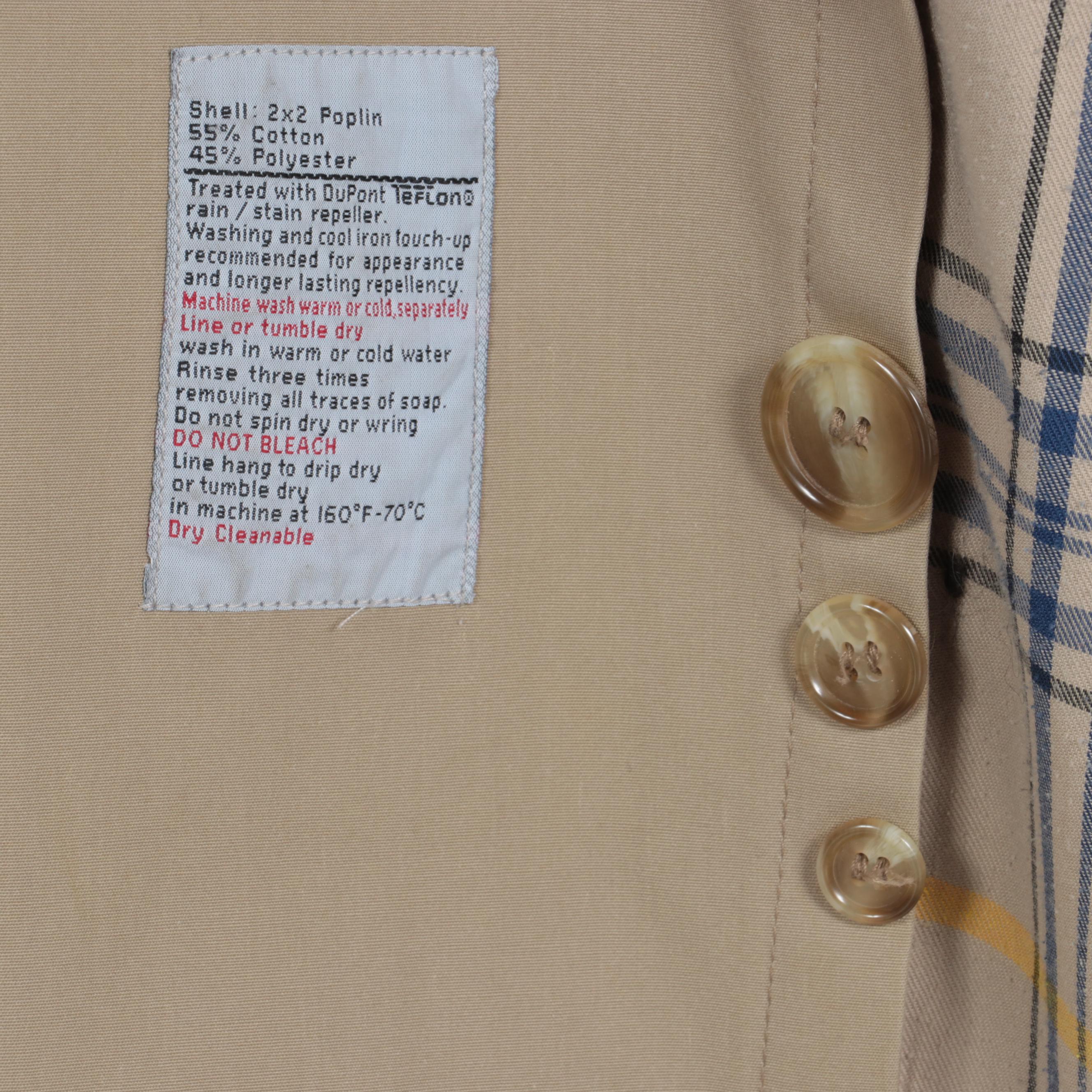 Barbour Rain Jacket with Double-Breasted Trench Coat