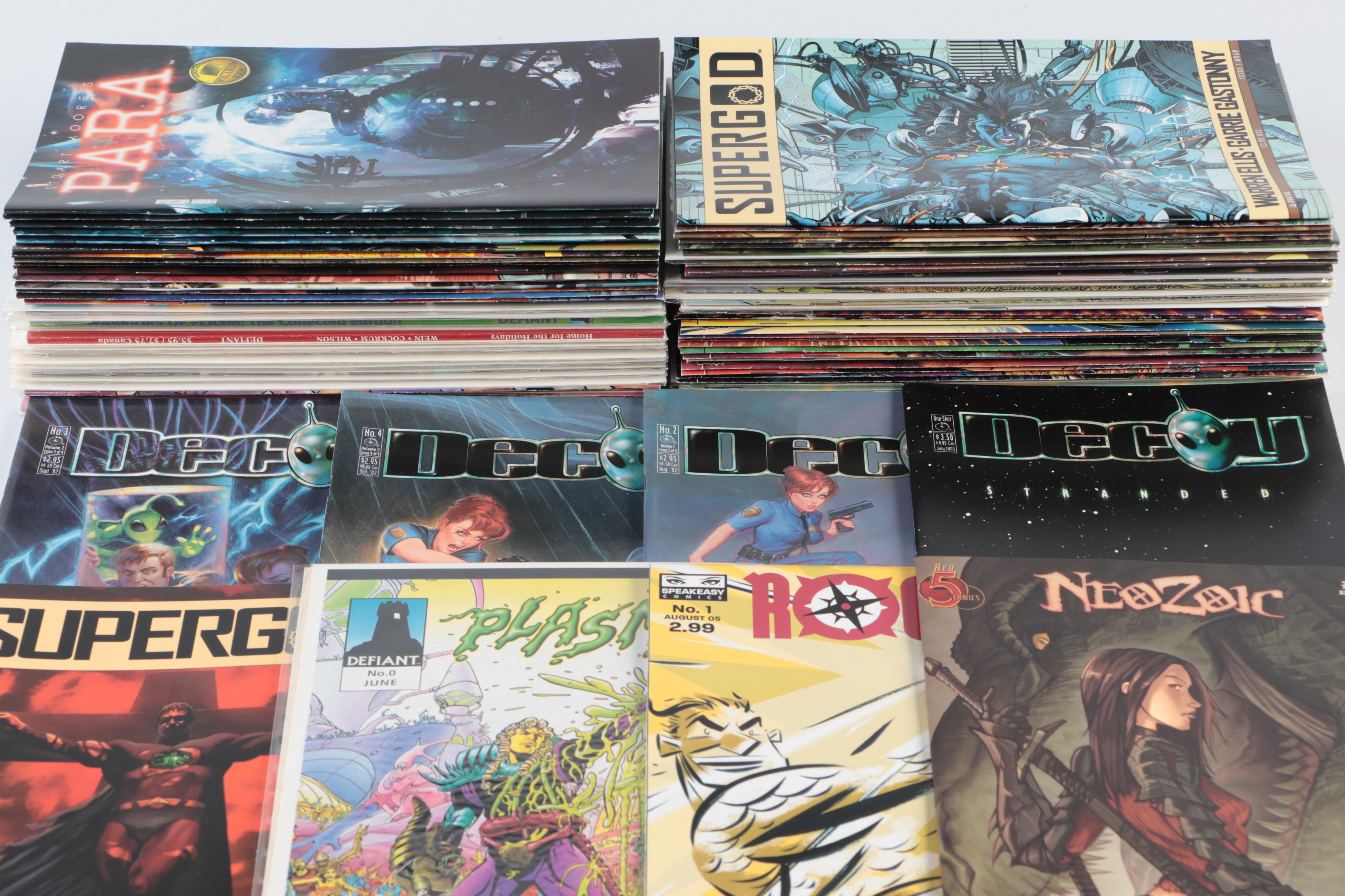 Modern Age "Neozoic", "Rocketo", "Plasm", and More Comic Books