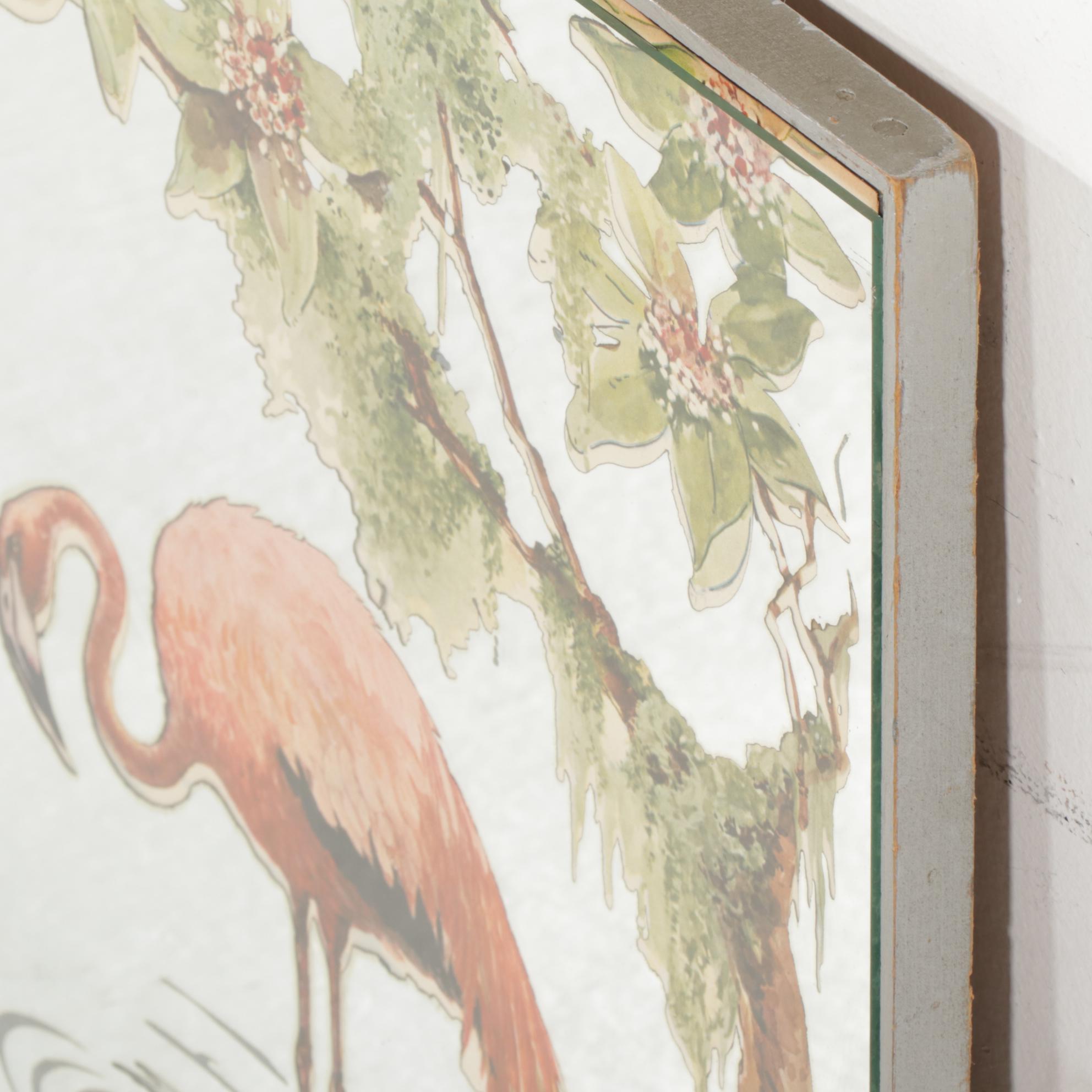 Mid-Century Modern Turner Flamingo Wall Mirror, Circa 1950