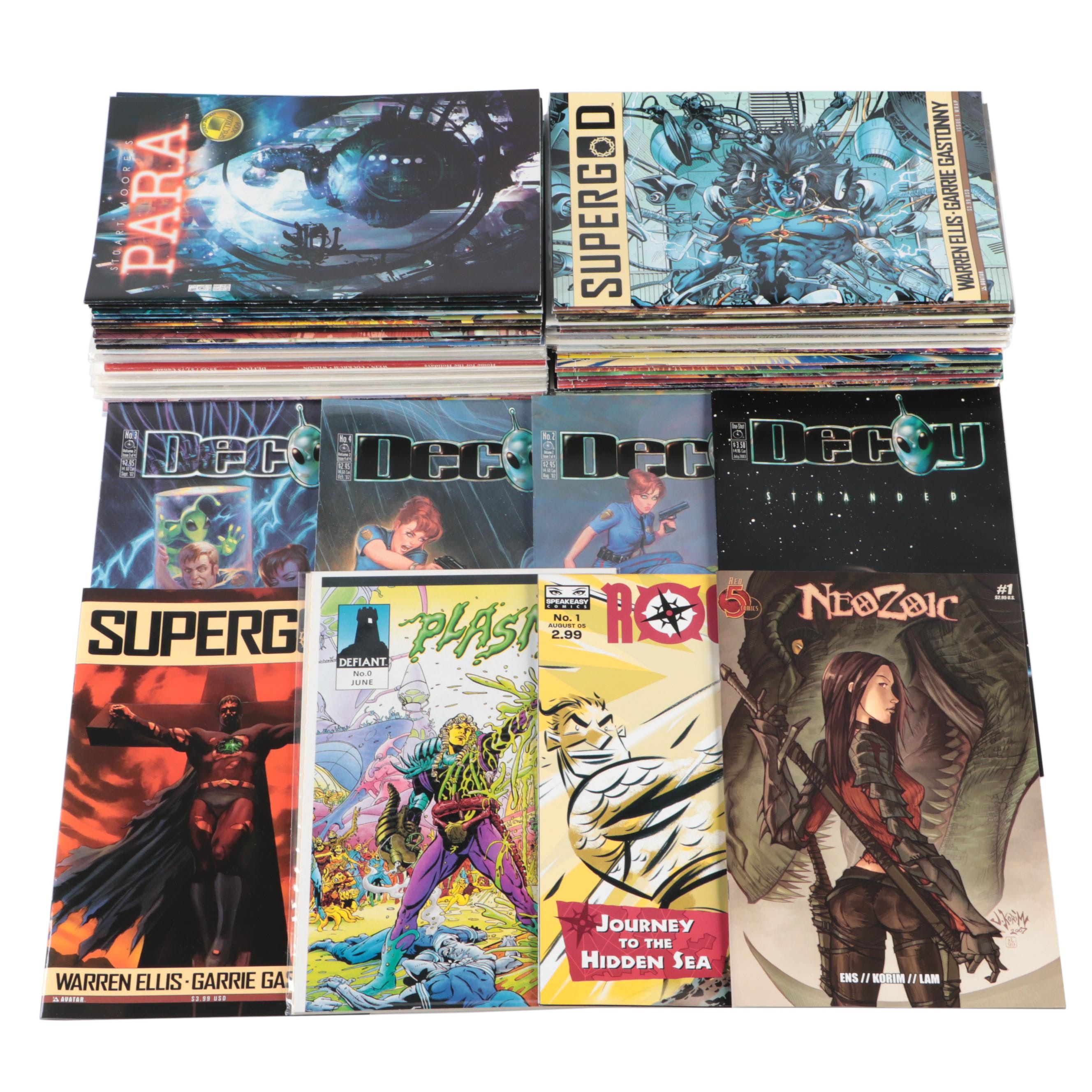 Modern Age "Neozoic", "Rocketo", "Plasm", and More Comic Books