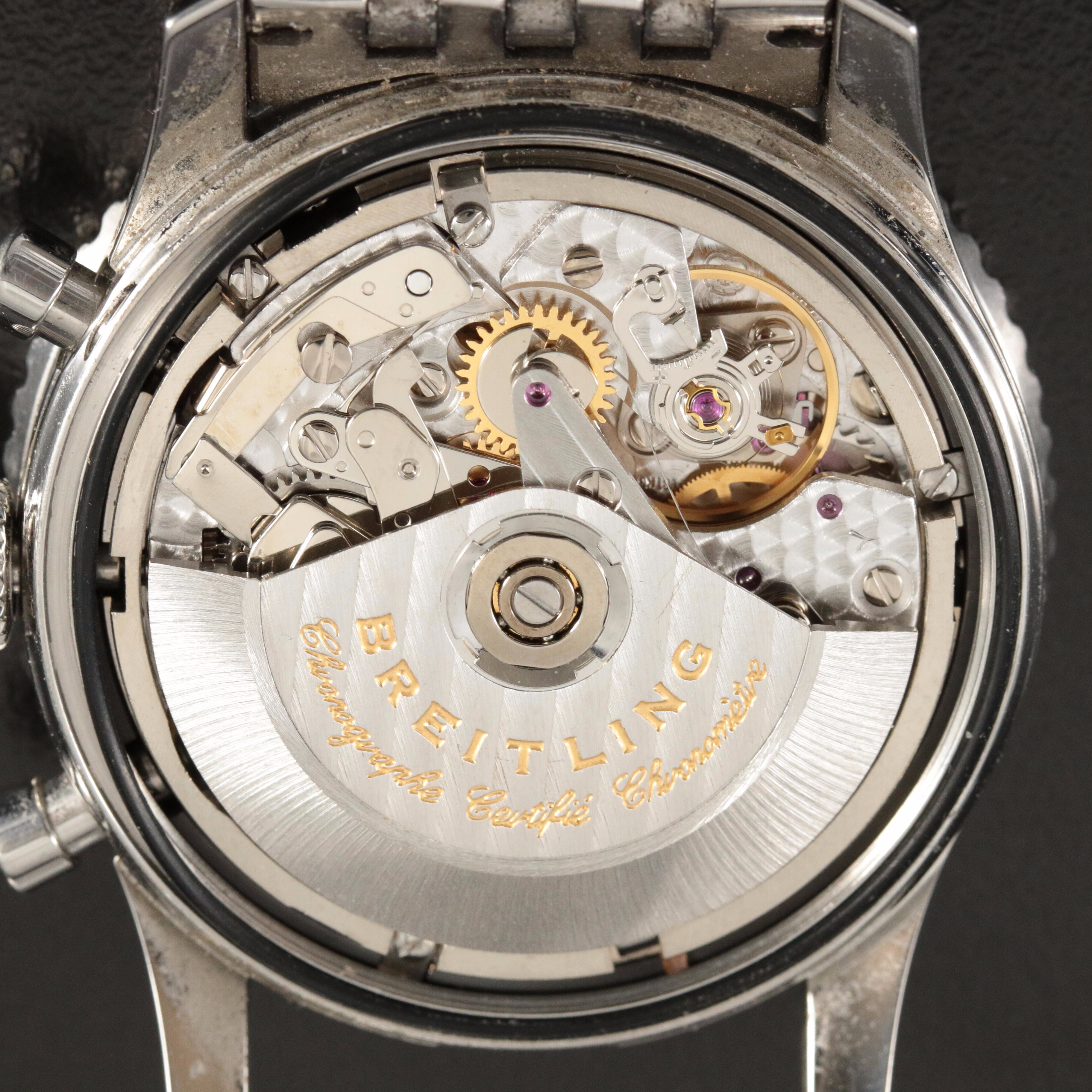 Breitling Navitimer Blue Chronograph Watch