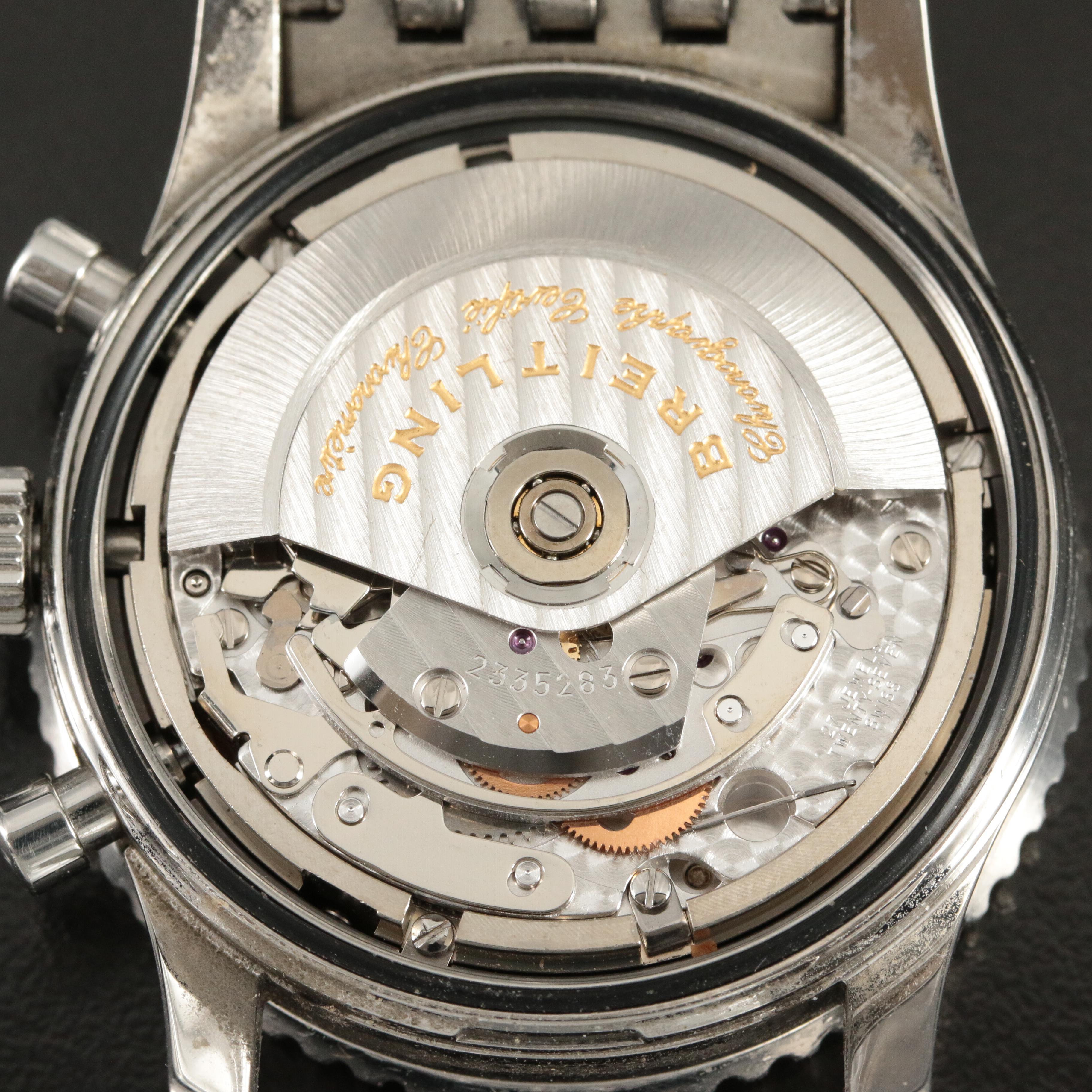 Breitling Navitimer Blue Chronograph Watch