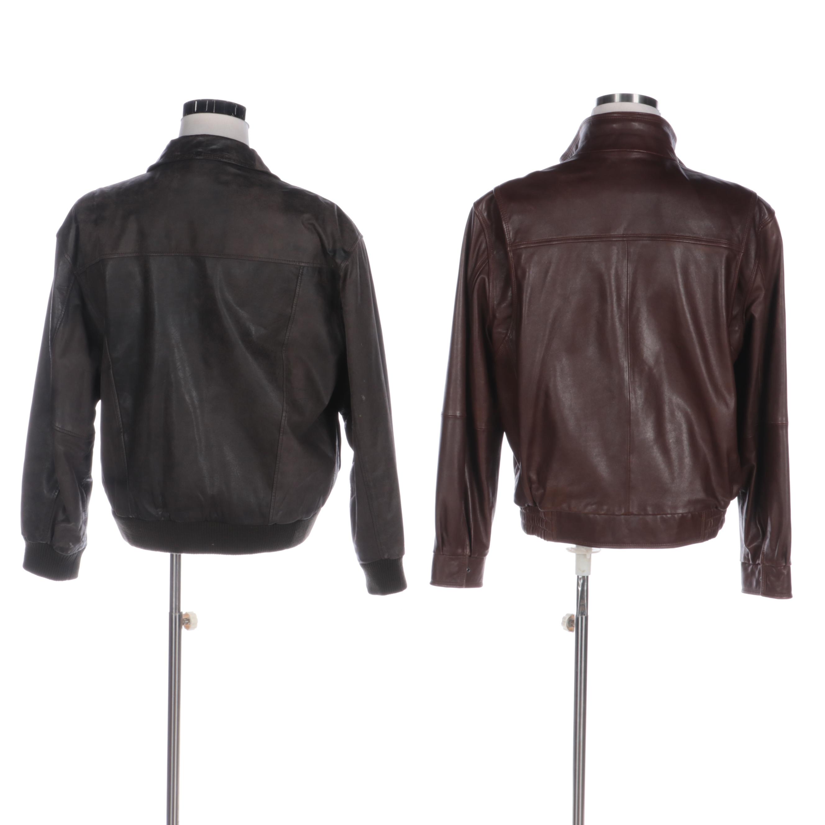 Phillipe Monet and Cremieux Leather Jackets