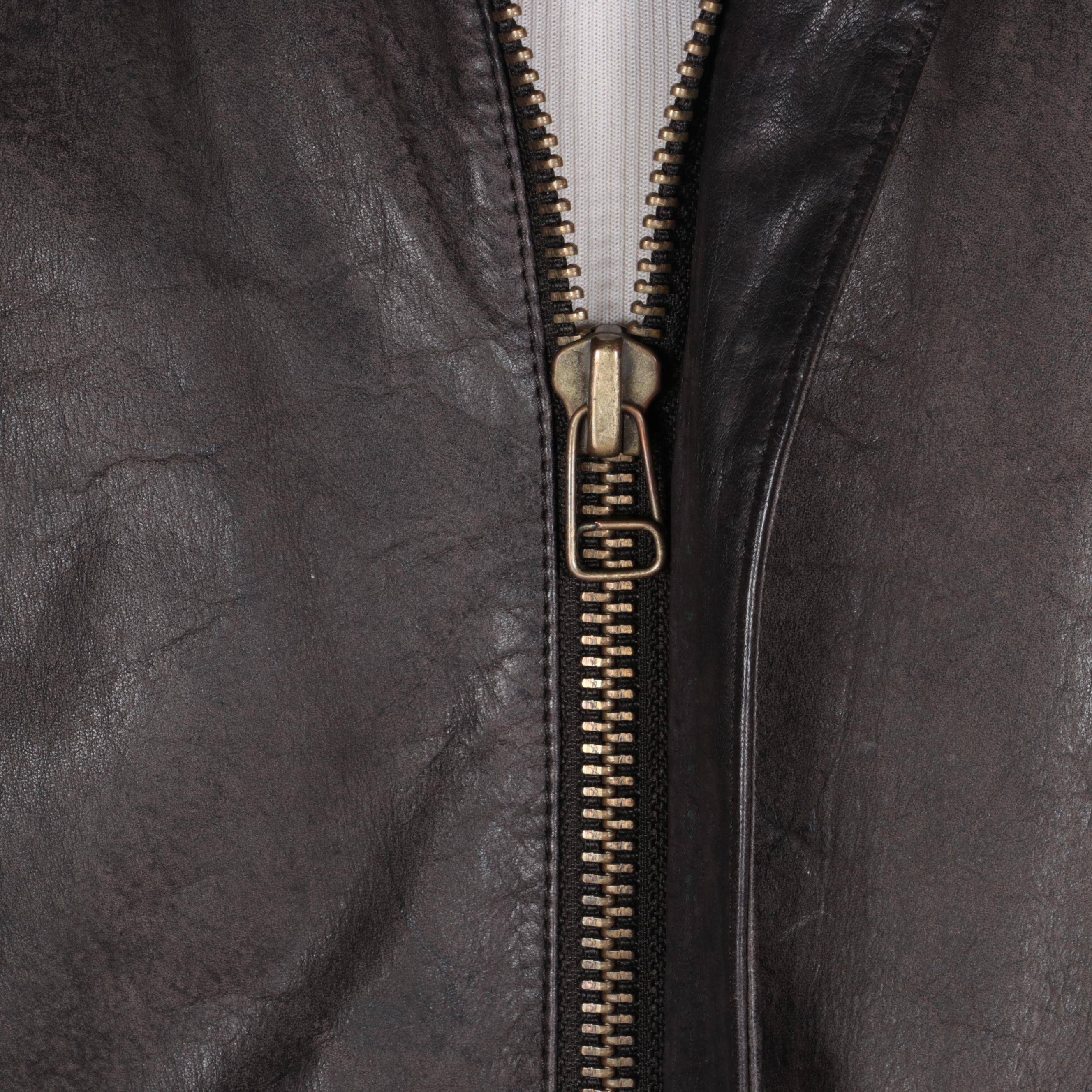 Phillipe Monet and Cremieux Leather Jackets