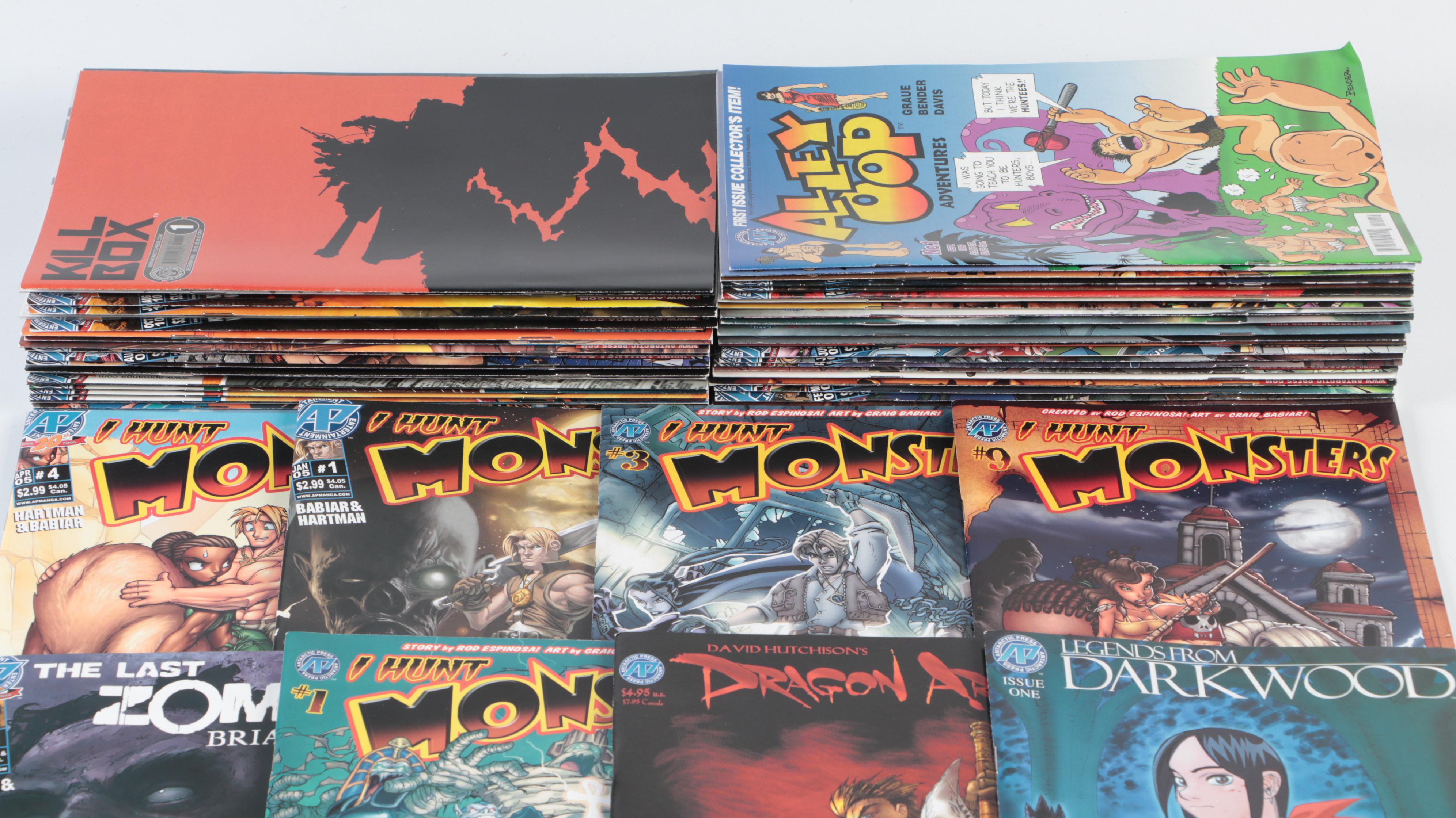 Modern Age Arctic Press "I Hunt Monsters", "Dragon Arms", and More Comic Books
