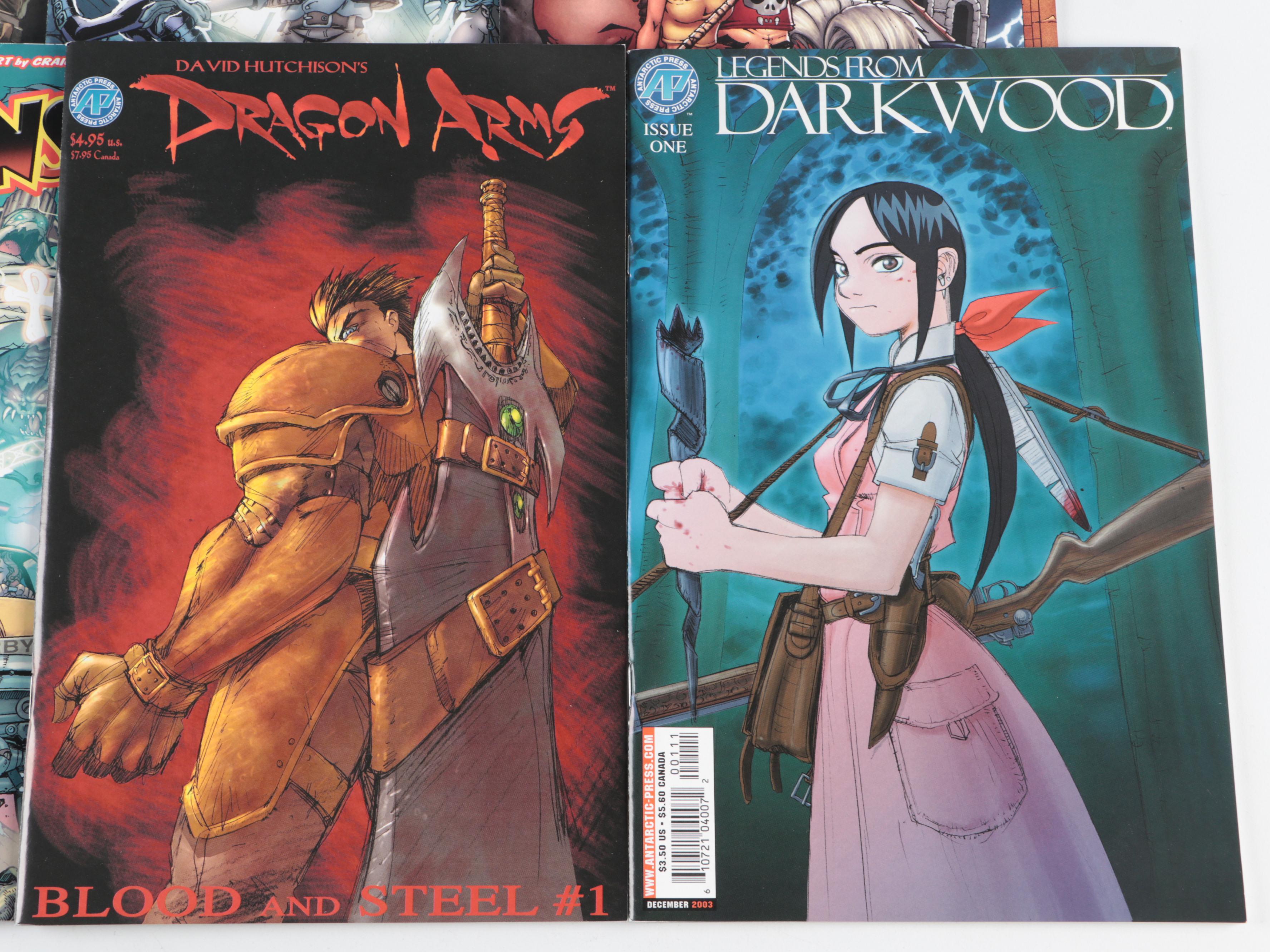 Modern Age Arctic Press "I Hunt Monsters", "Dragon Arms", and More Comic Books