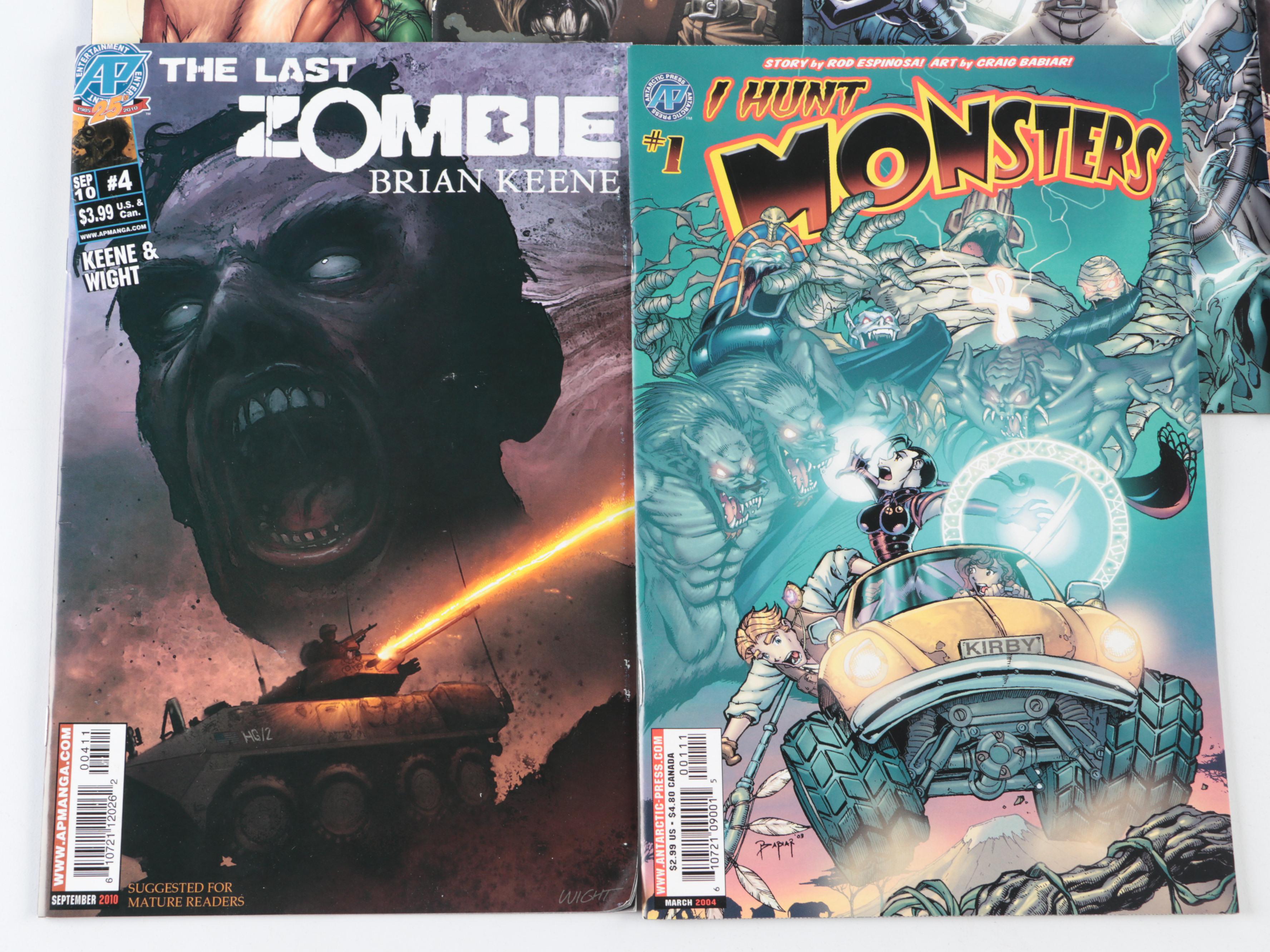 Modern Age Arctic Press "I Hunt Monsters", "Dragon Arms", and More Comic Books