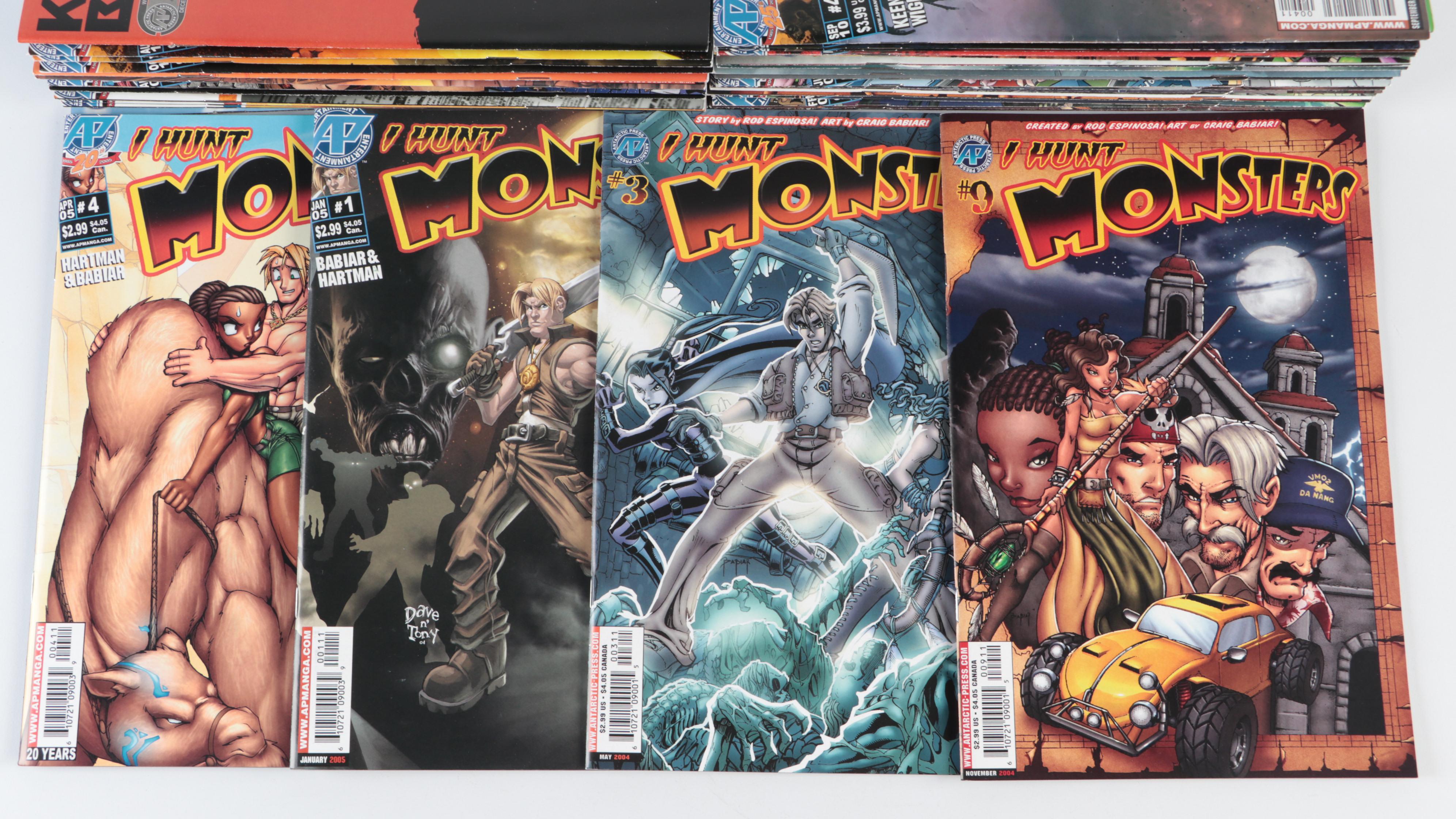 Modern Age Arctic Press "I Hunt Monsters", "Dragon Arms", and More Comic Books