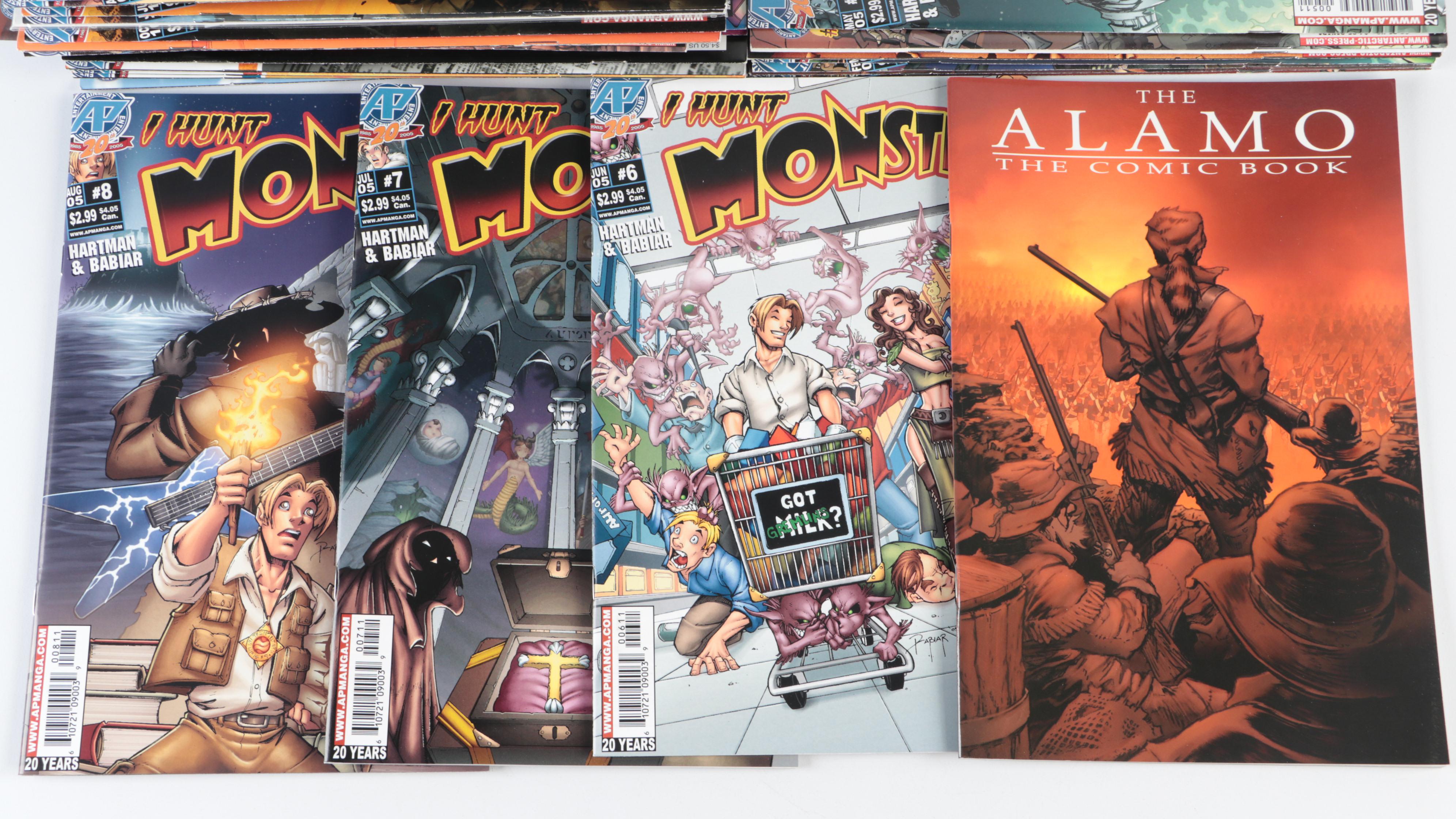 Modern Age Arctic Press "I Hunt Monsters", "Dragon Arms", and More Comic Books