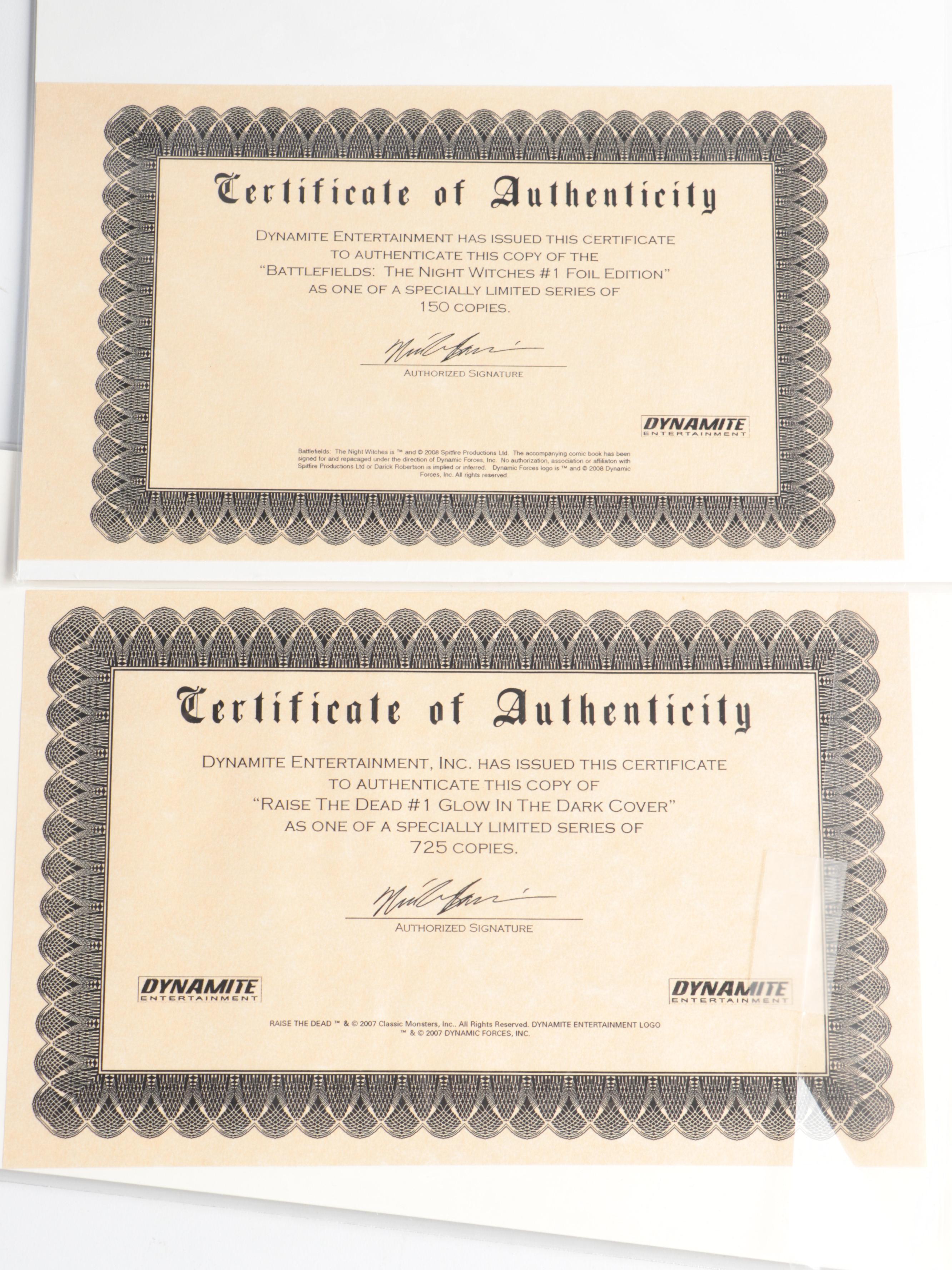 Modern Age Dynamite "Buck Rogers", "Raise the Dead", and More Comic Books