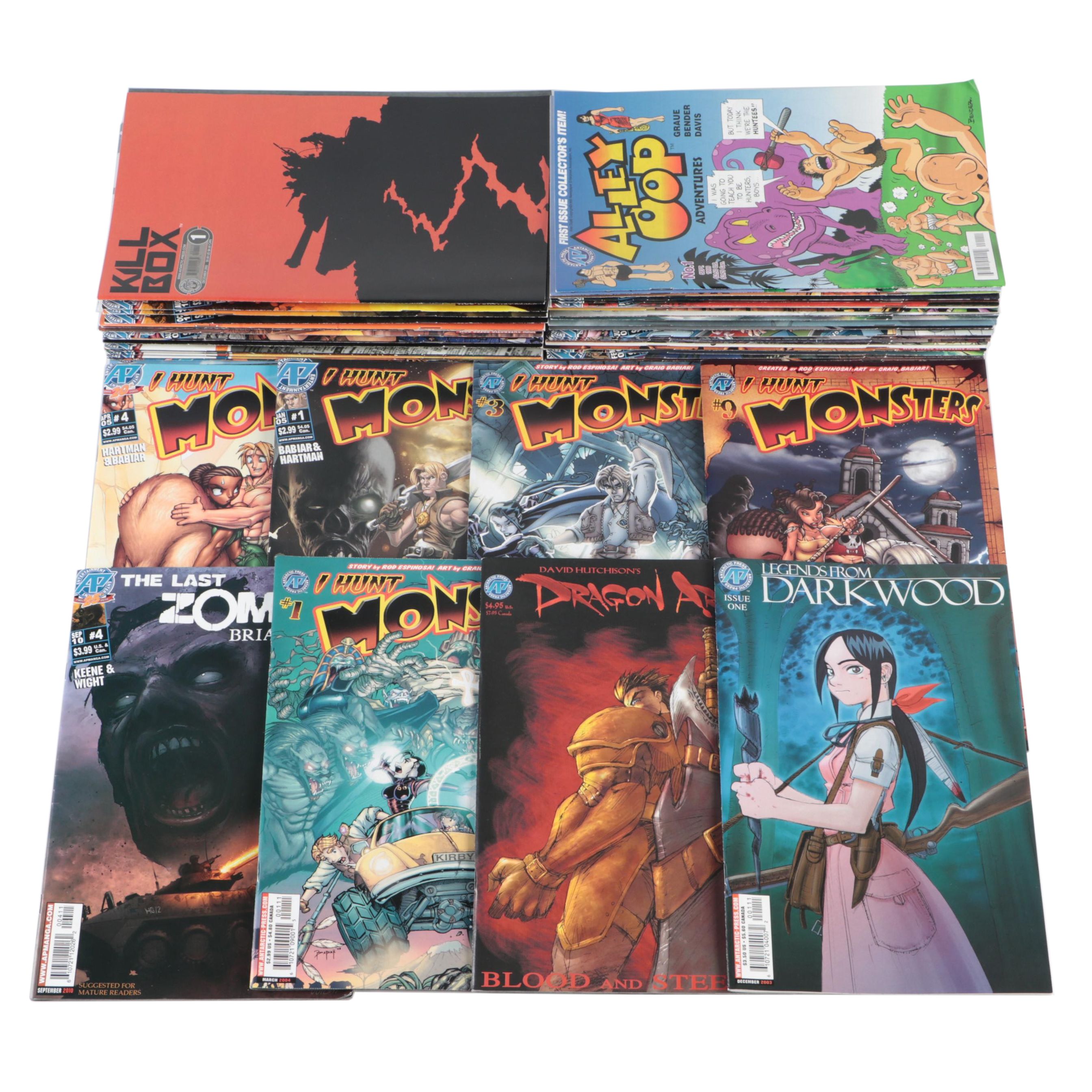 Modern Age Arctic Press "I Hunt Monsters", "Dragon Arms", and More Comic Books