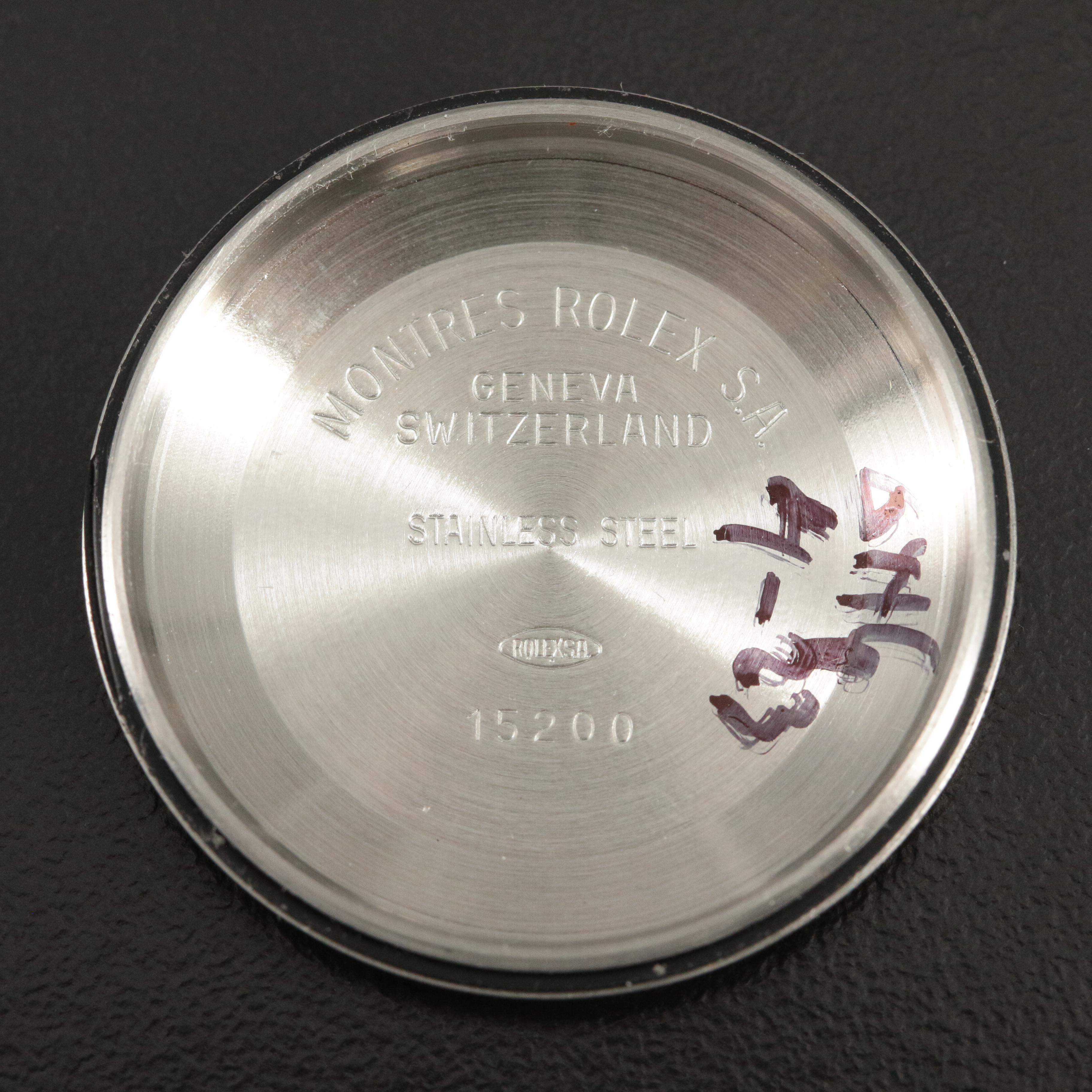 1995 Rolex Oyster Perpetual Date Blue Dial Watch