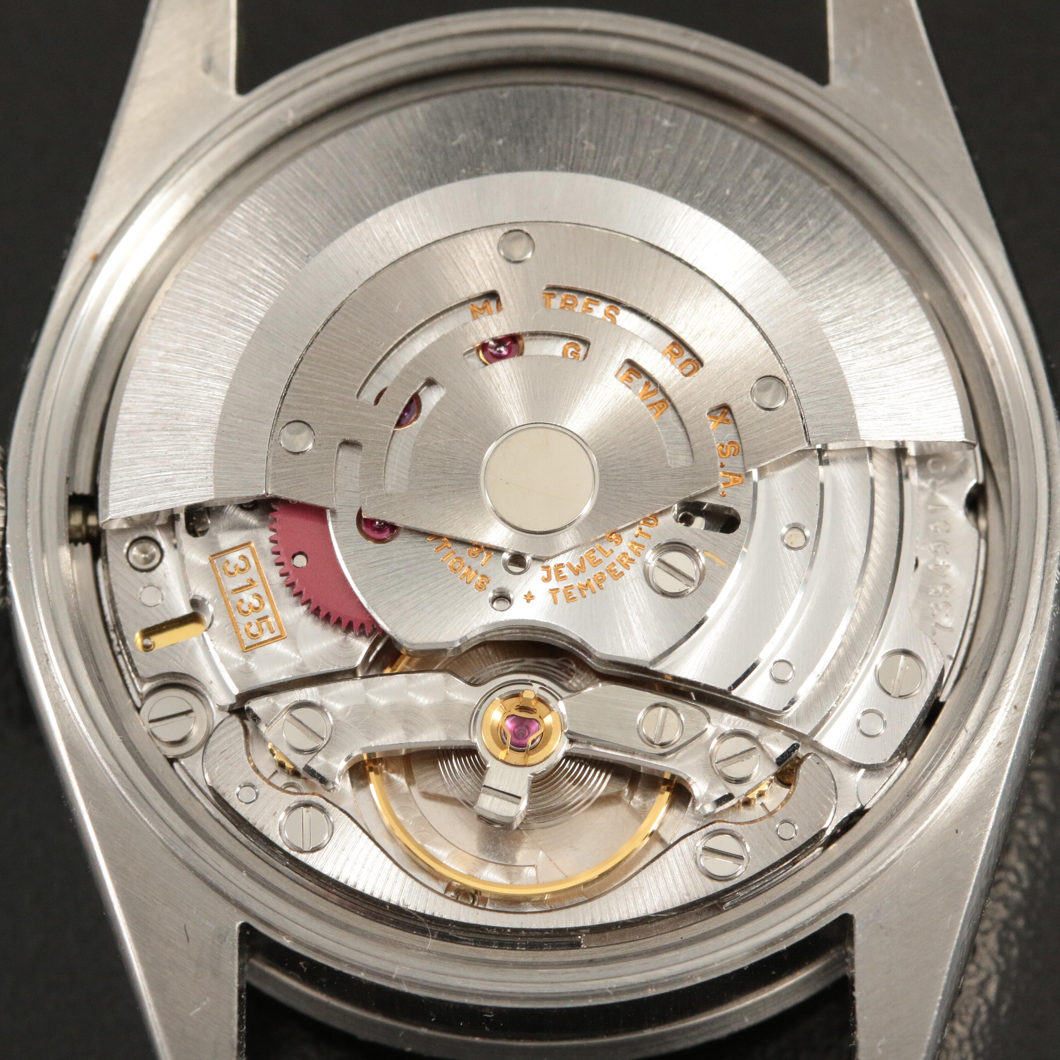 1995 Rolex Oyster Perpetual Date Blue Dial Watch