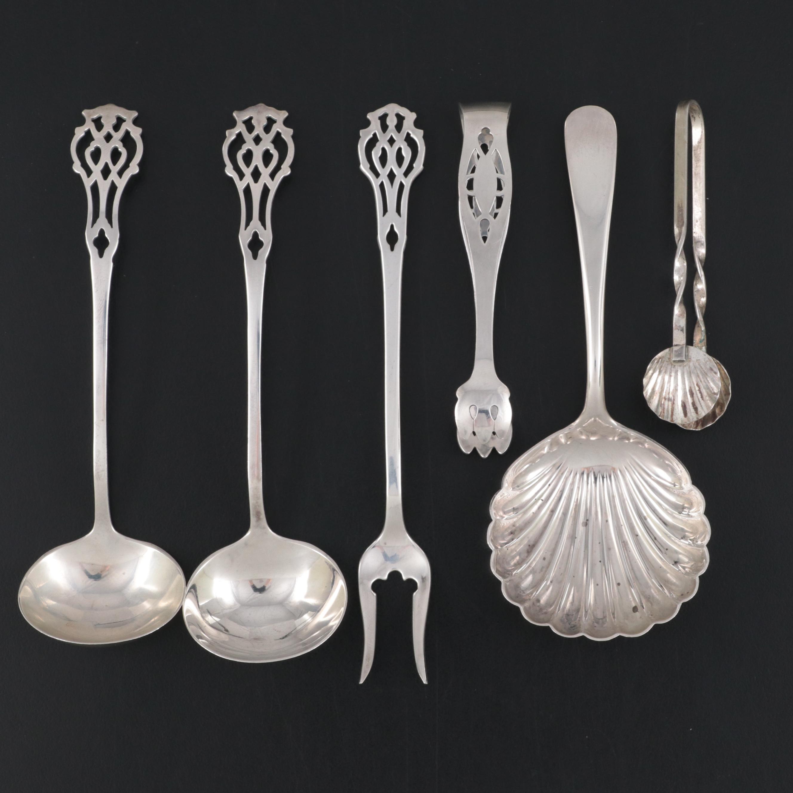 Lunt with S. Kirk & Son and Other Sterling Silver Serving Utensils