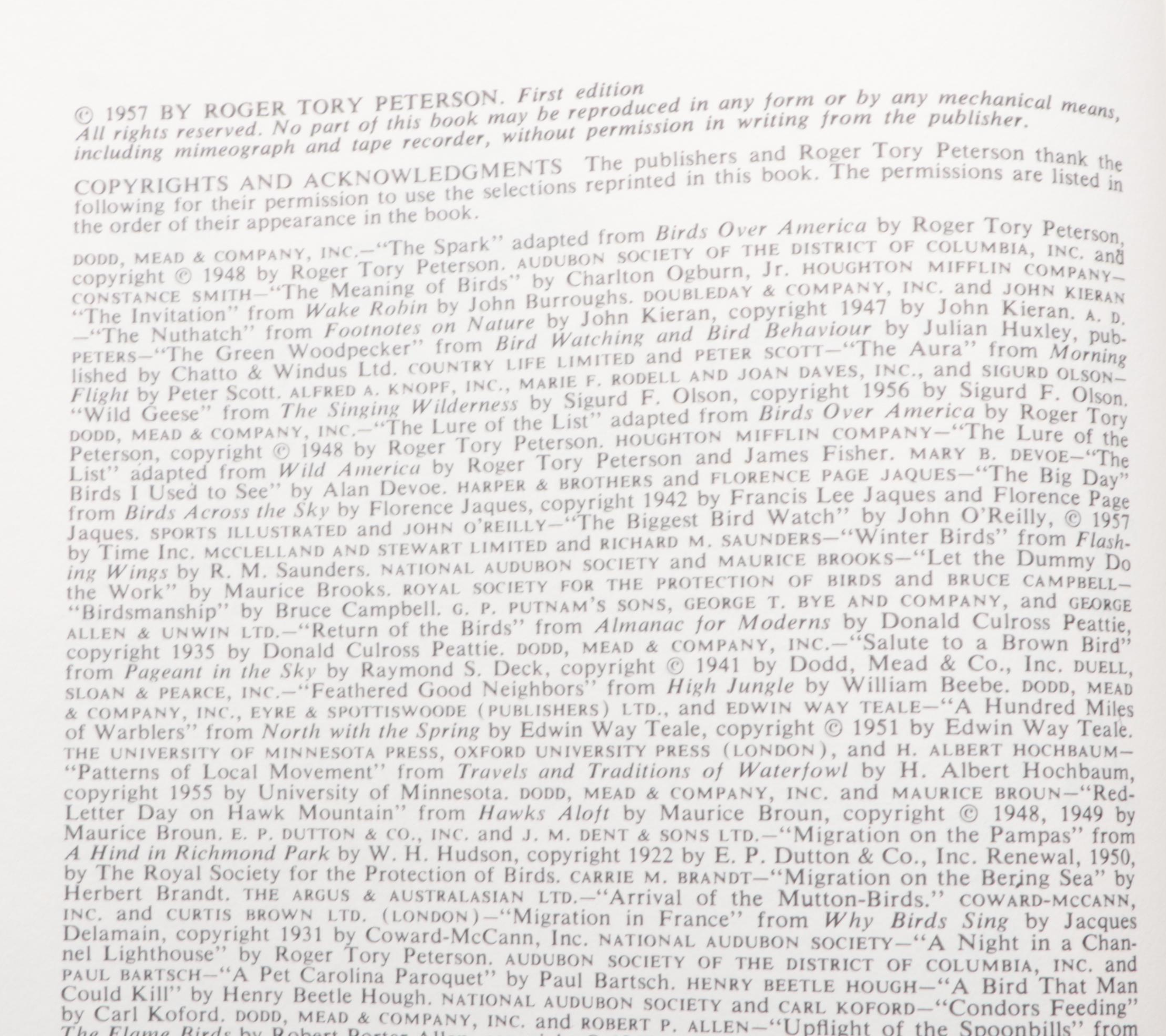 Signed Limited Edition "The Bird Watcher's Anthology" by Roger Tory Peterson