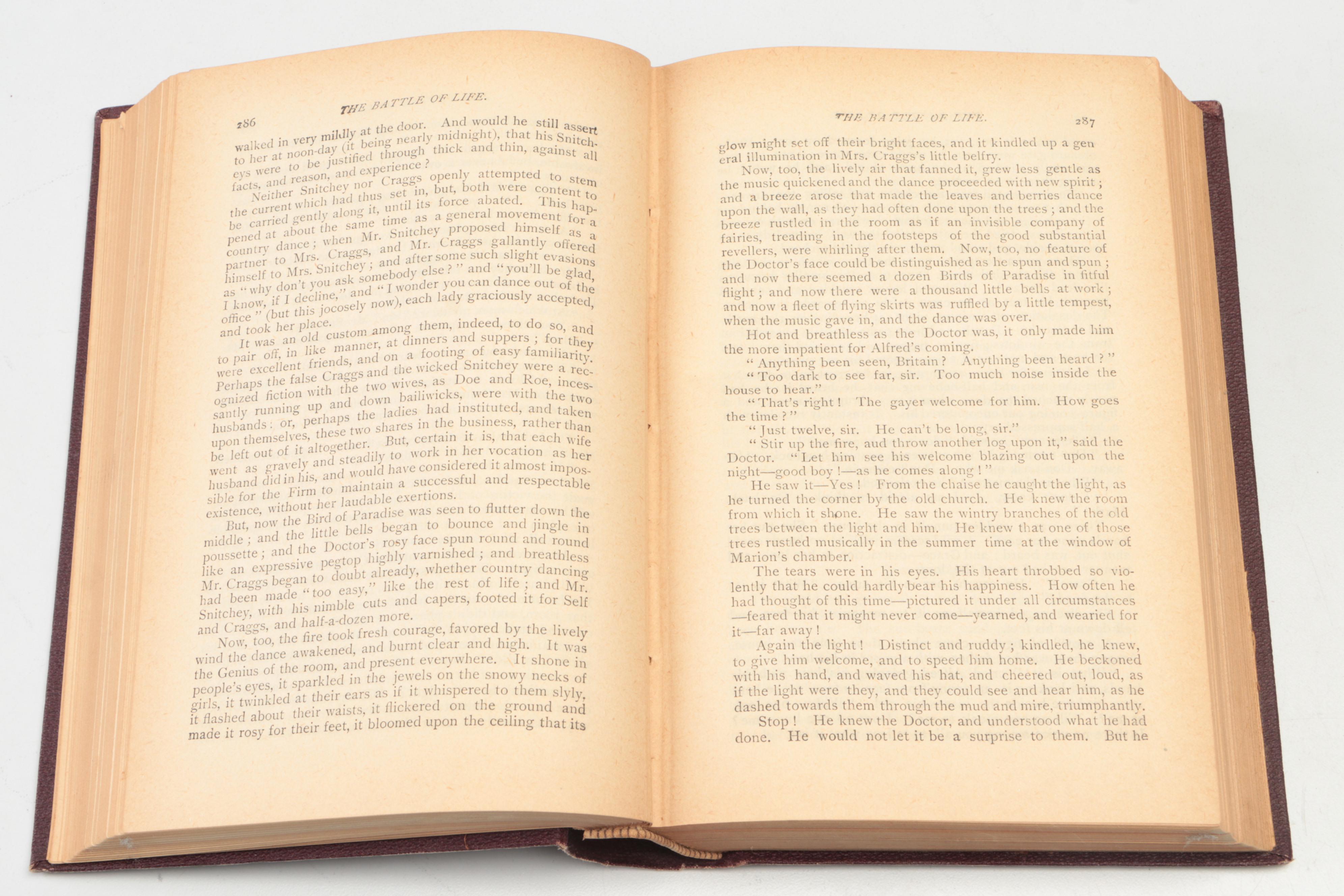 1884 D. Lothrop & Co. Charles Dickens 15 Book Collection, "A Tale of Two Cities"