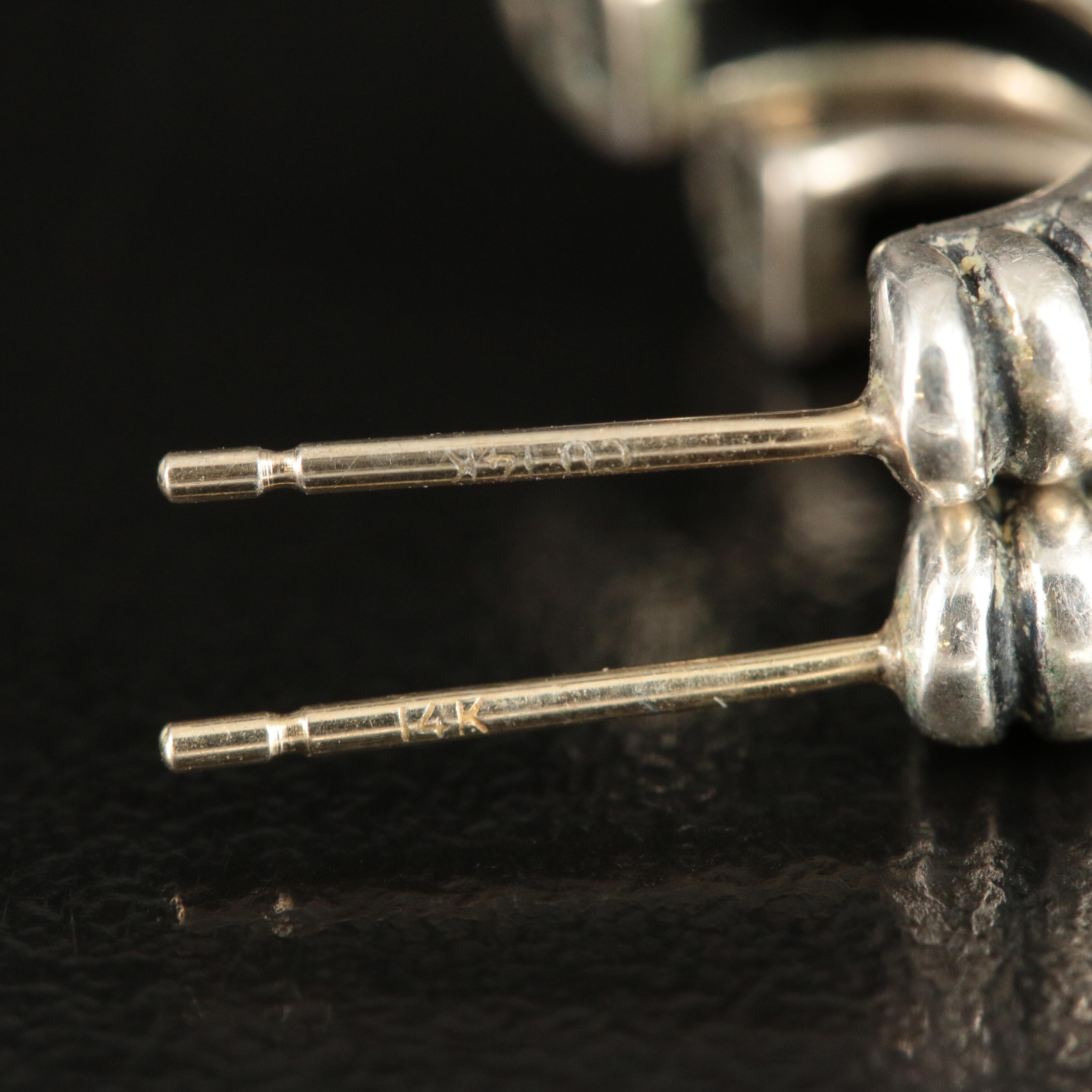 Caviar by Lagos Sterling Fluted Hoop Earrings