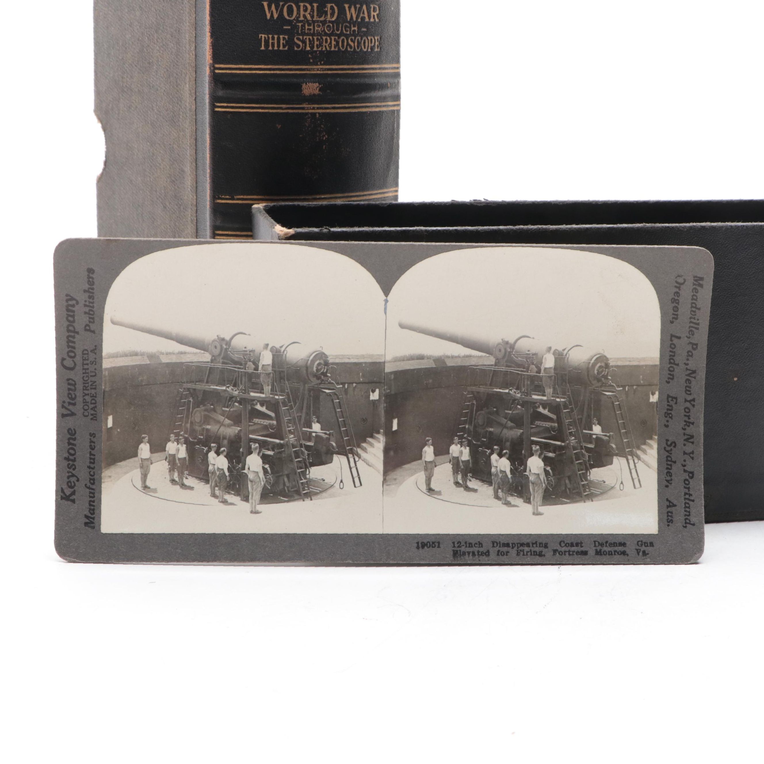 Stereoscope with Keystone World War View Cards, Early 20th Century