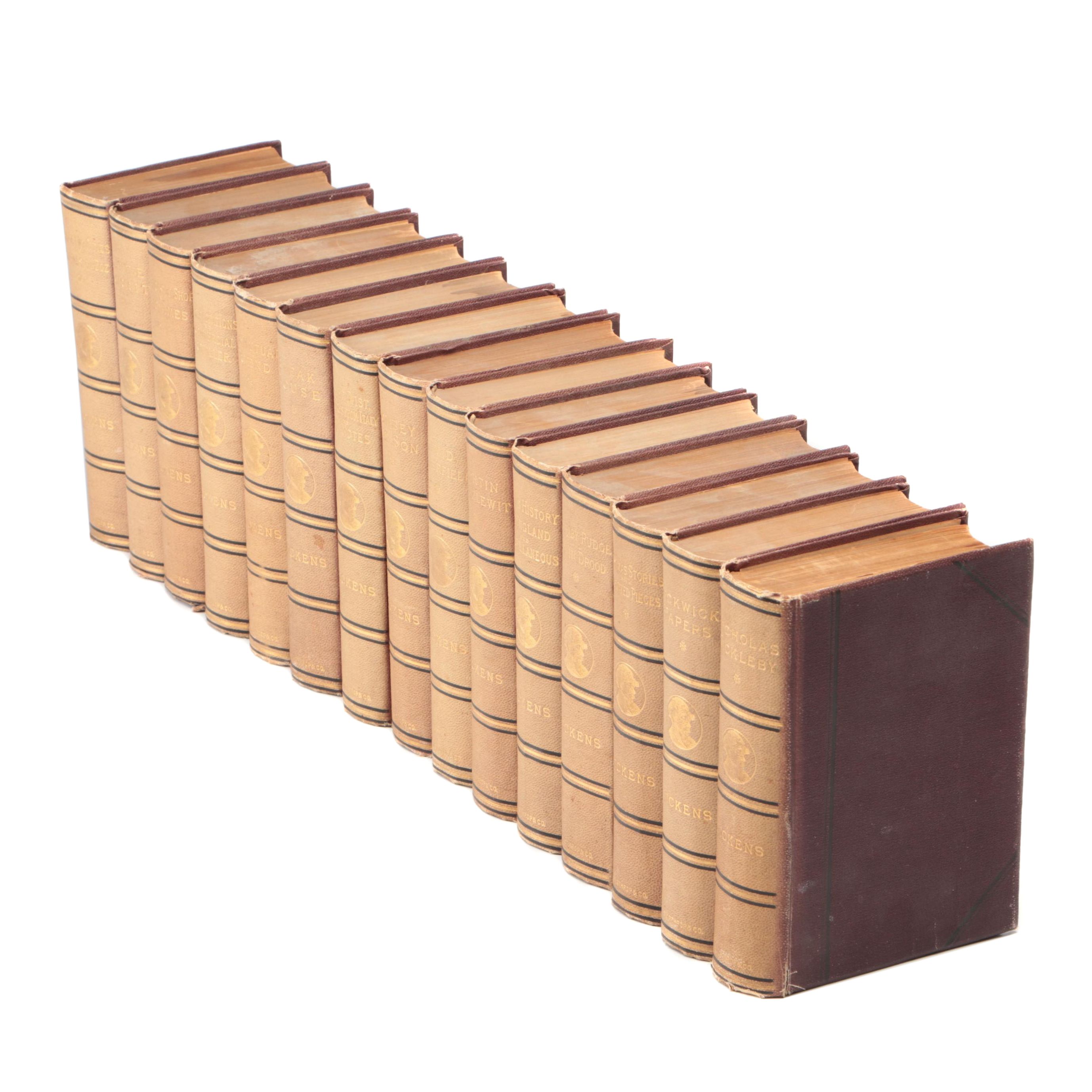 1884 D. Lothrop & Co. Charles Dickens 15 Book Collection, "A Tale of Two Cities"