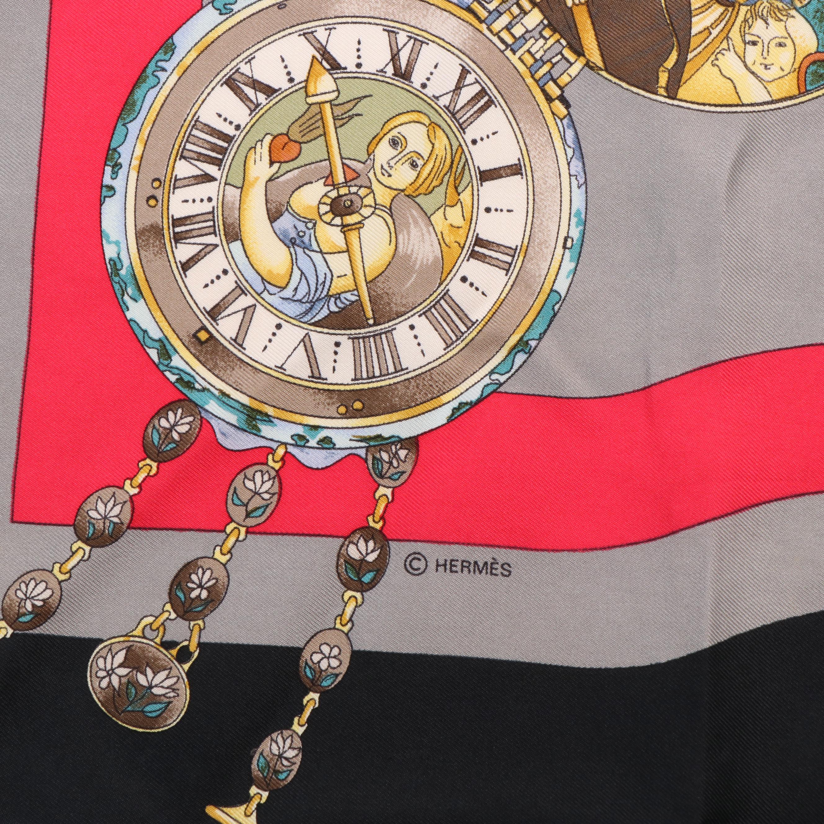 Hermès "Parmi les Fleurs" Scarf in Silk Twill