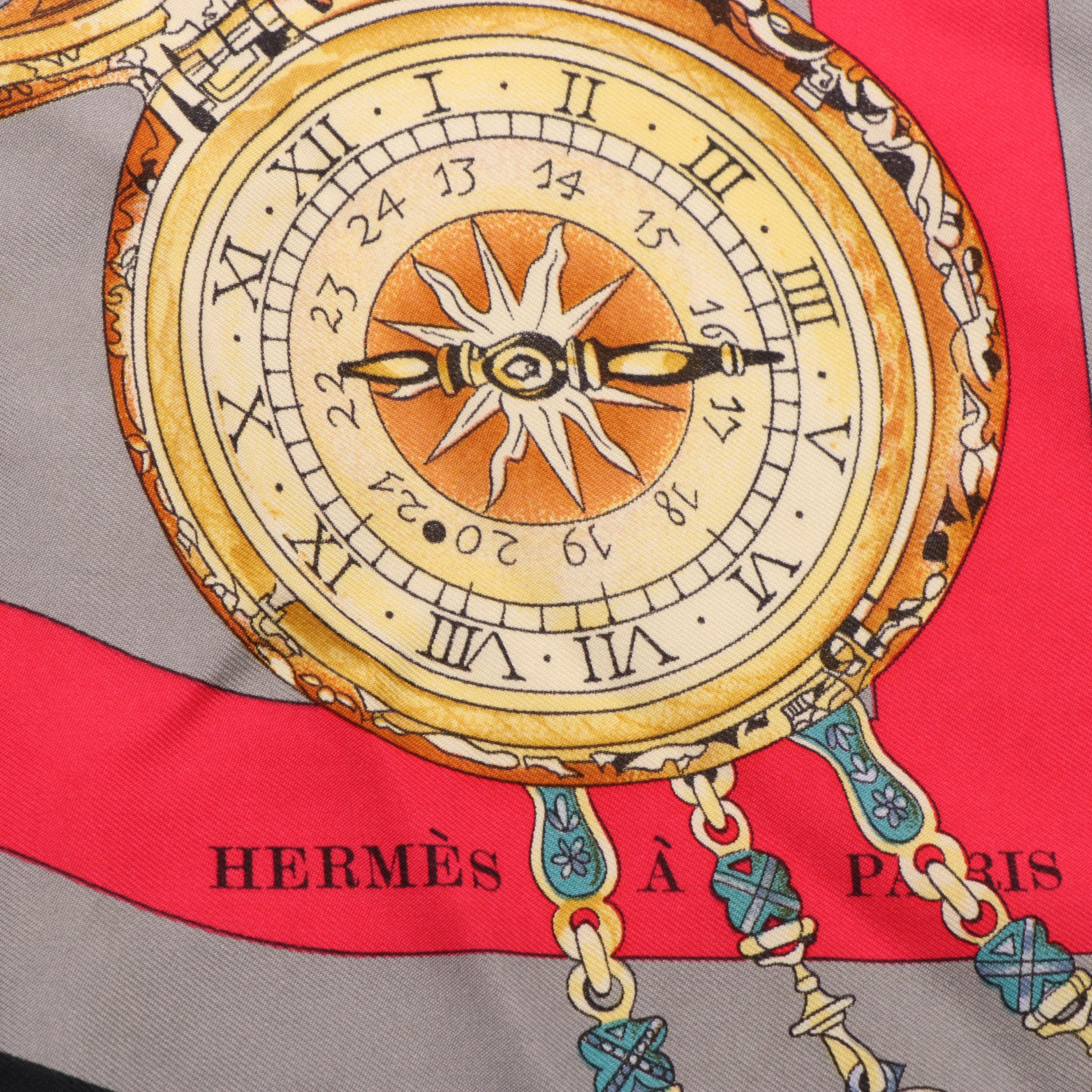 Hermès "Parmi les Fleurs" Scarf in Silk Twill