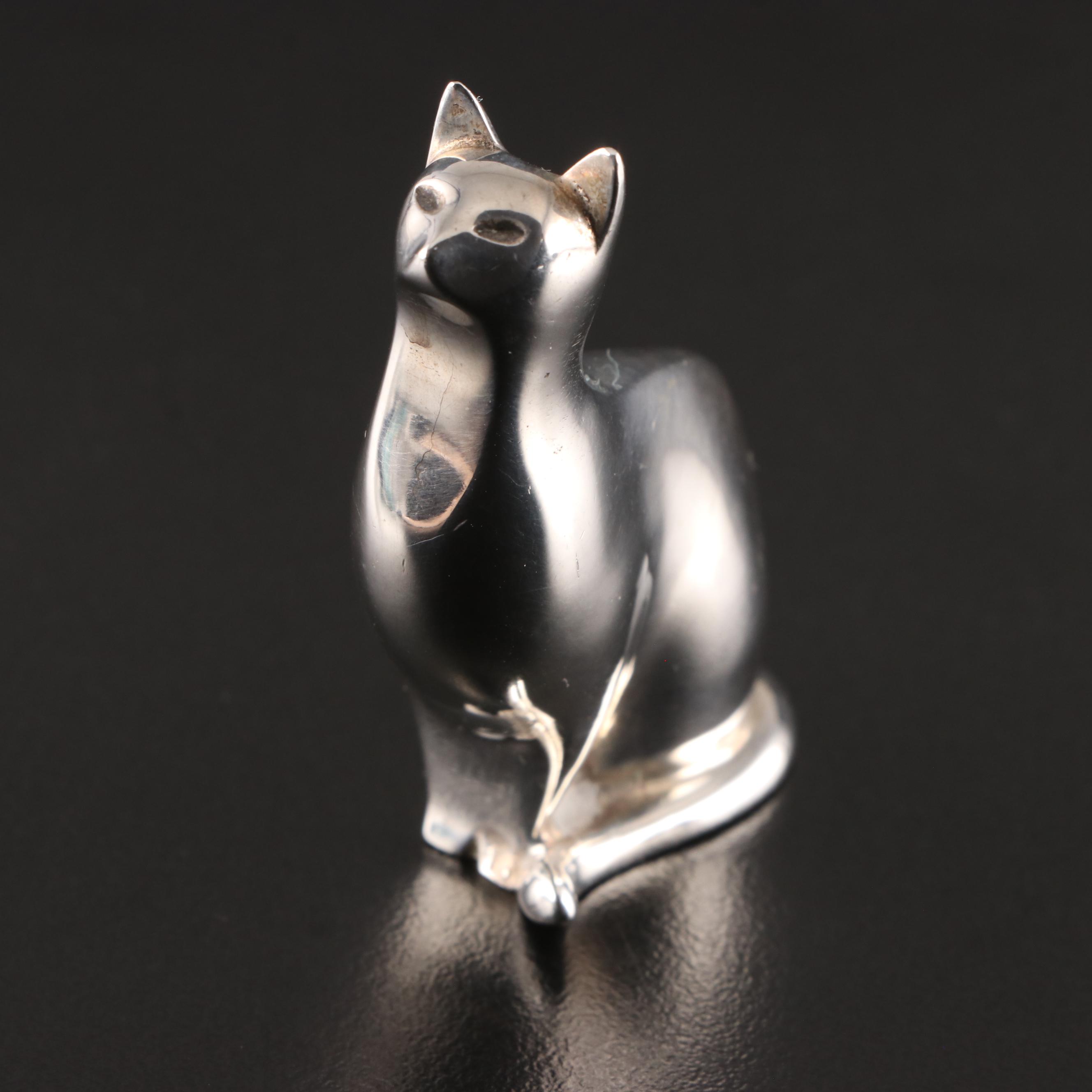 Tiffany & Co. Sterling Silver Cat Figurine