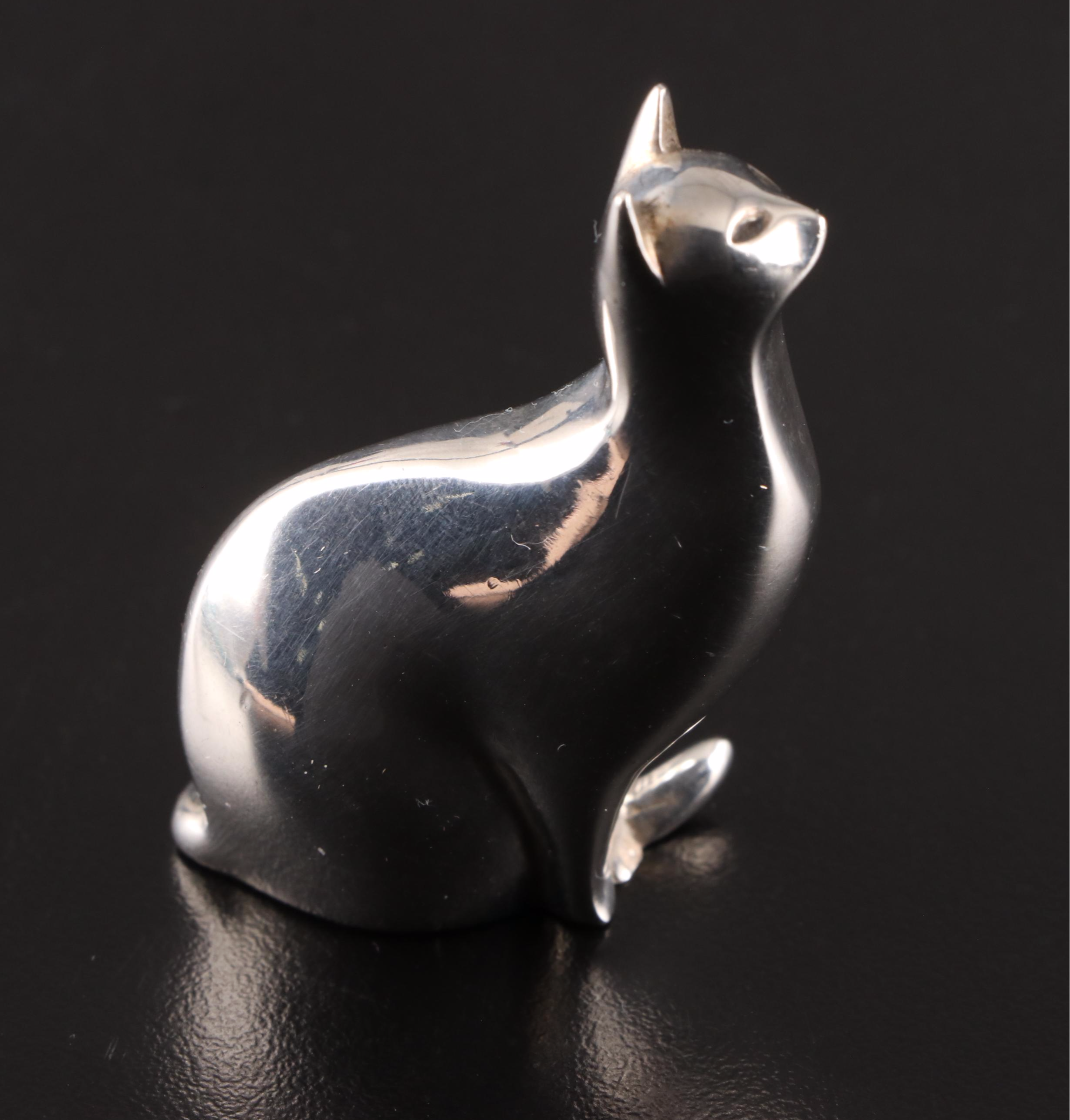 Tiffany & Co. Sterling Silver Cat Figurine