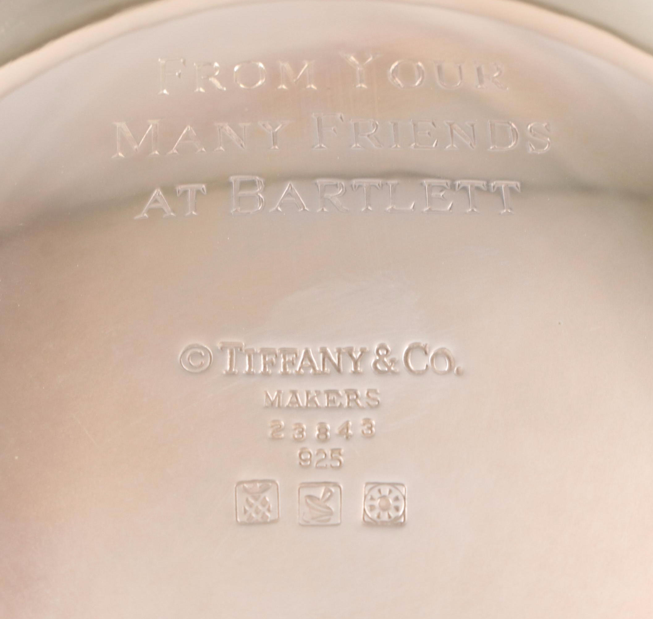 Tiffany & Co. Sterling Silver Bowl with Personalized Engrave