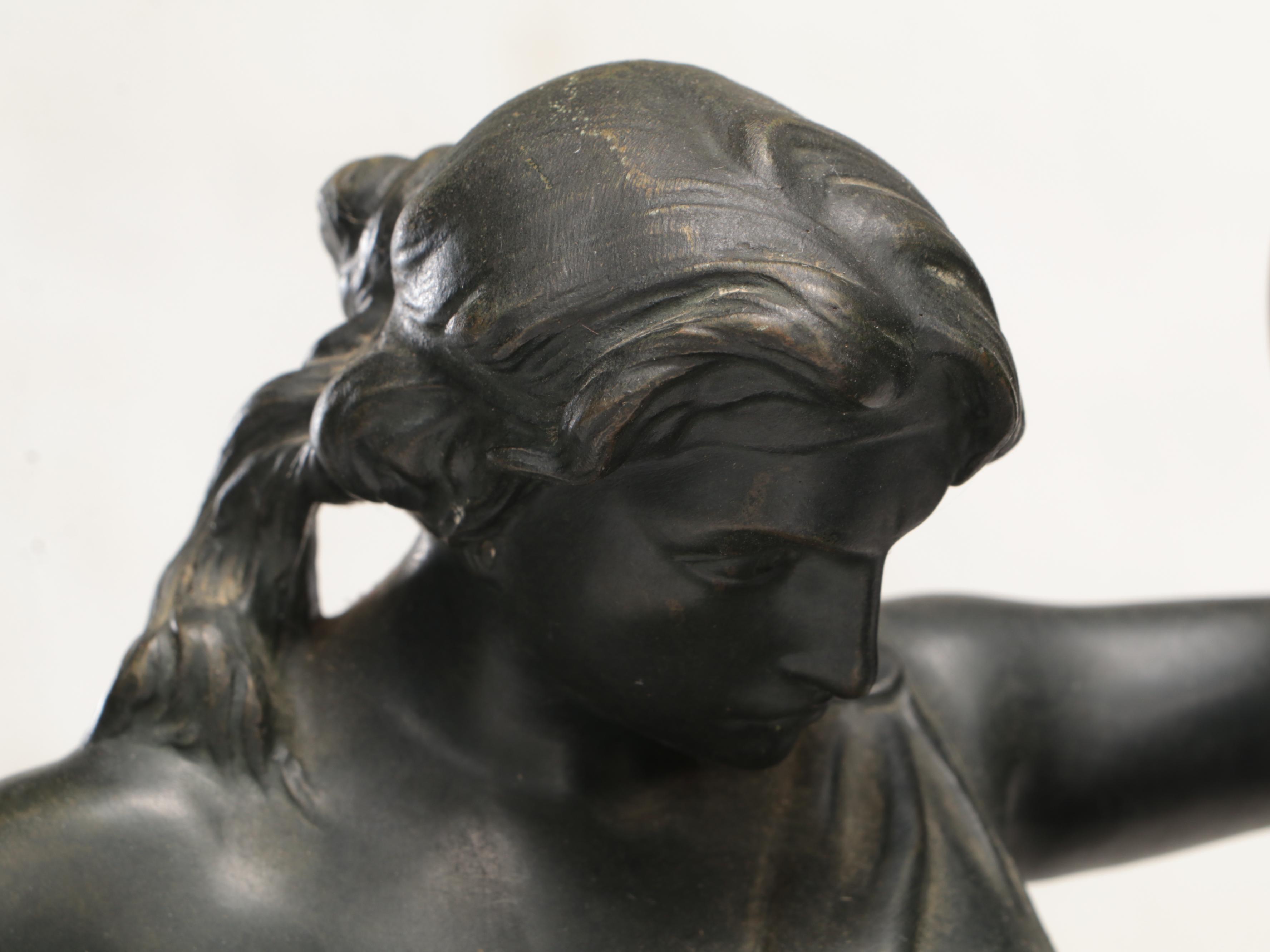 Daniel-Joseph Bacqué Bronze Sculpture of Heroic Group