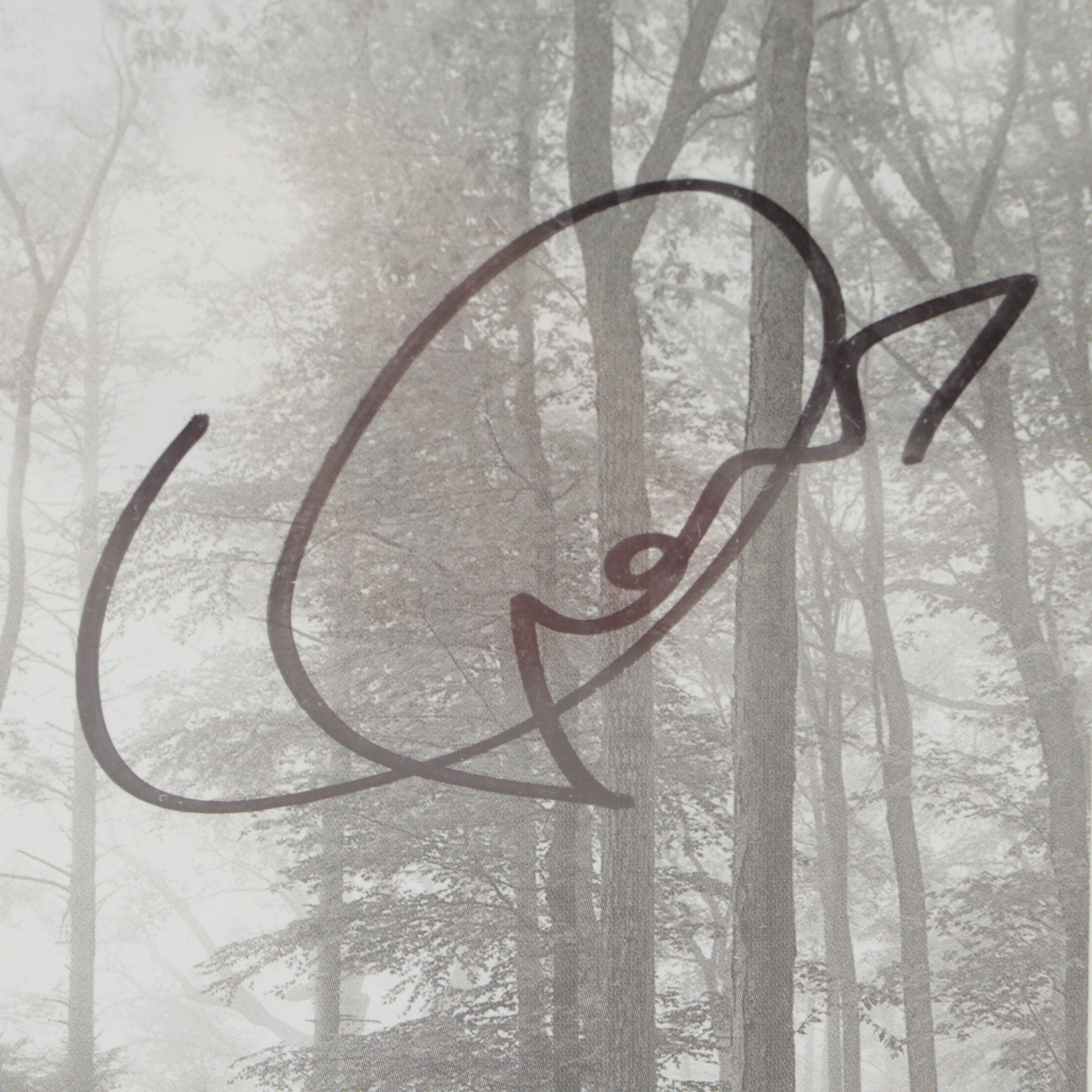 Taylor Swift Signed Folklore CD Cover In Framed and Matted Display