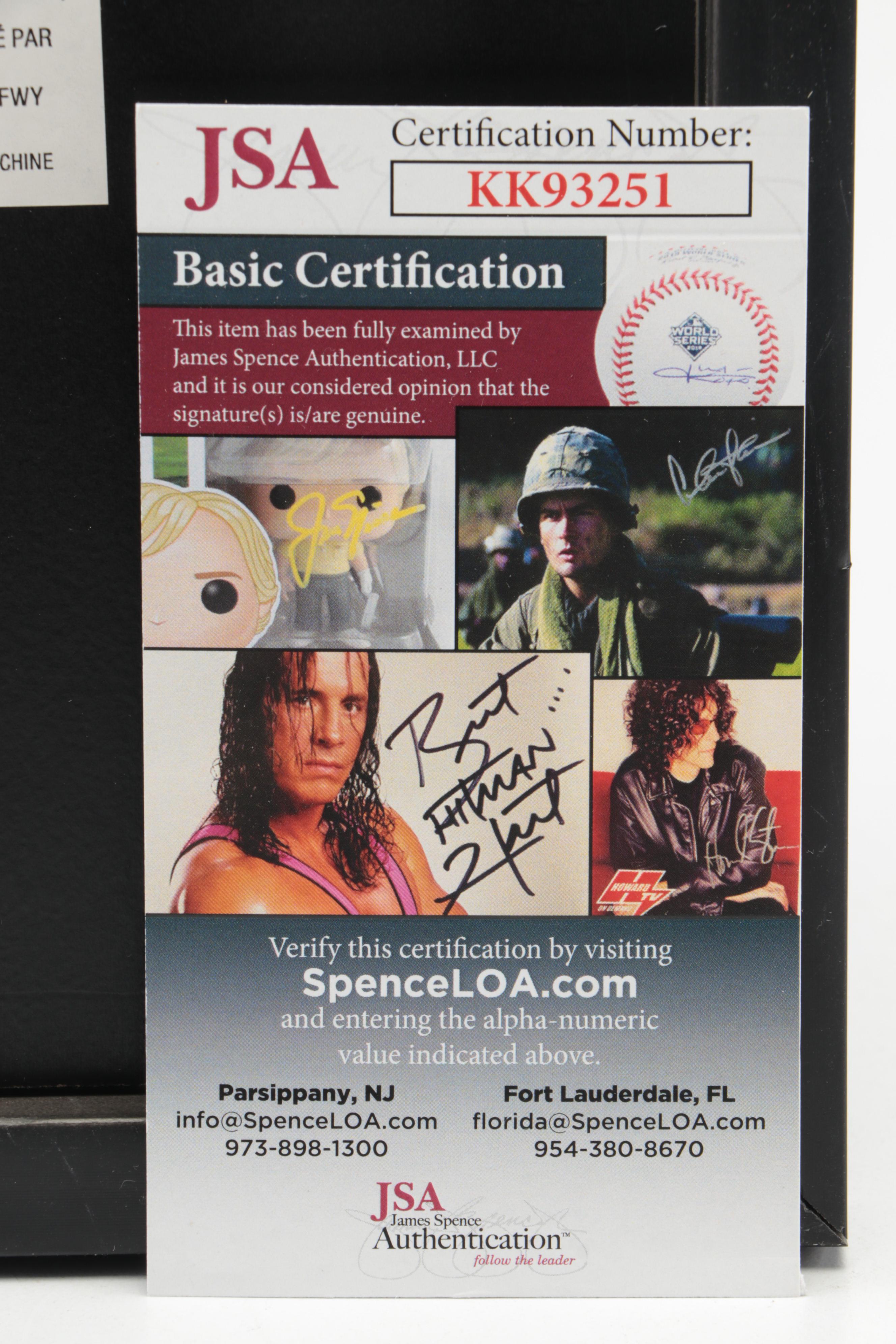 Taylor Swift Signed Folklore CD Cover In Framed and Matted Display